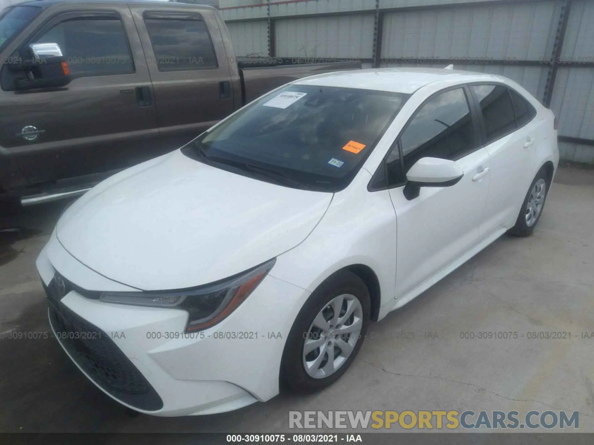 2 fotografías del automóvil dañado JTDEPMAE9MJ144827 TOYOTA COROLLA 2021