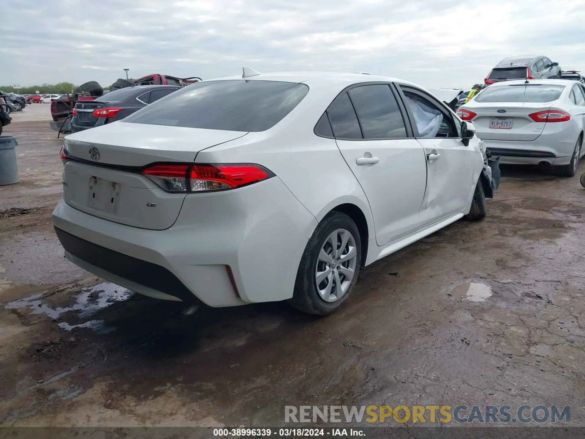 4 fotografías del automóvil dañado JTDEPMAE9MJ145234 TOYOTA COROLLA 2021