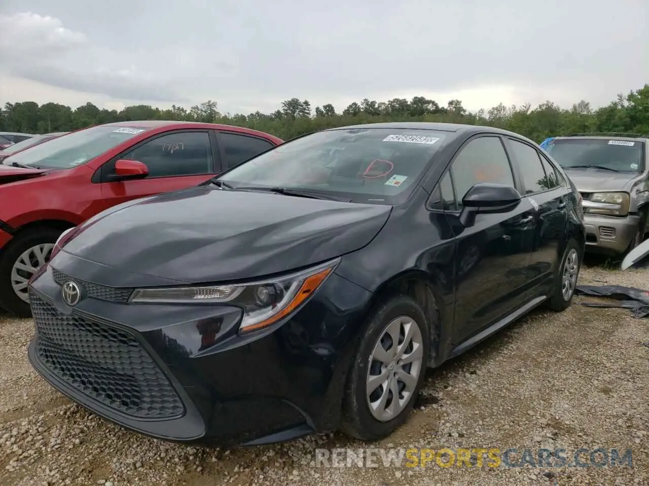 2 fotografías del automóvil dañado JTDEPMAE9MJ151602 TOYOTA COROLLA 2021