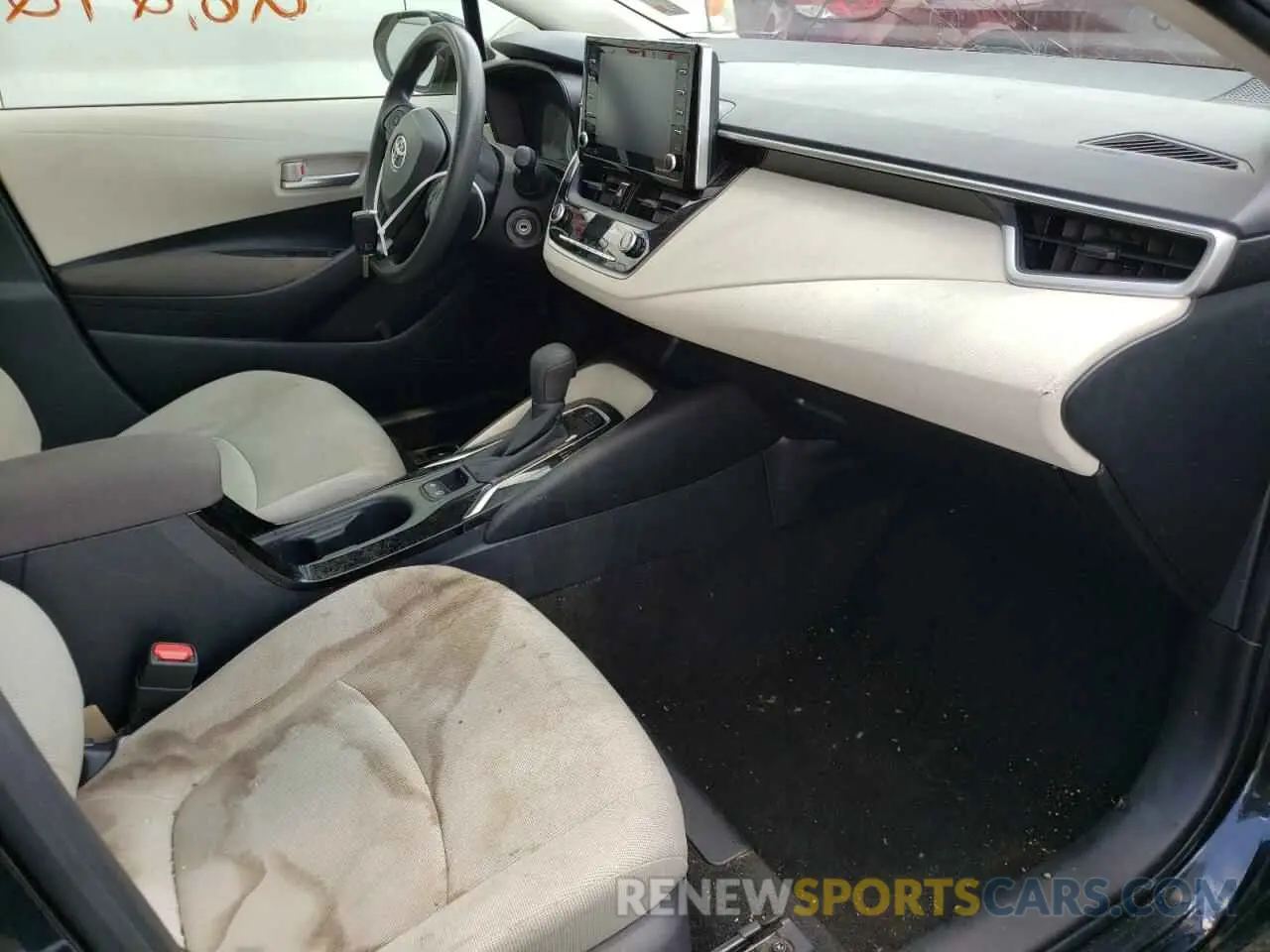 5 fotografías del automóvil dañado JTDEPMAE9MJ151602 TOYOTA COROLLA 2021