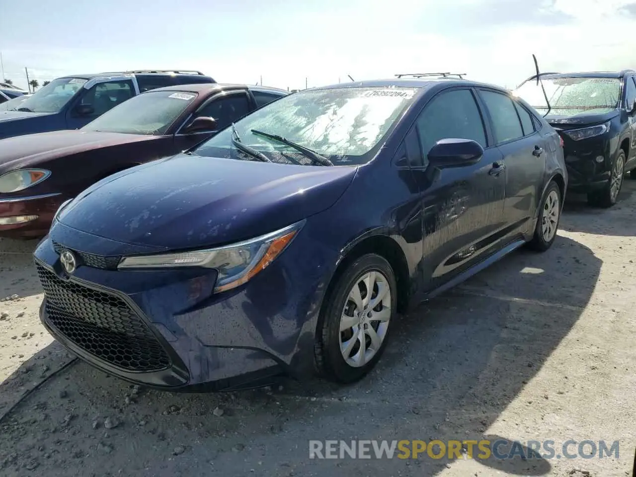 1 fotografías del automóvil dañado JTDEPMAE9MJ152510 TOYOTA COROLLA 2021
