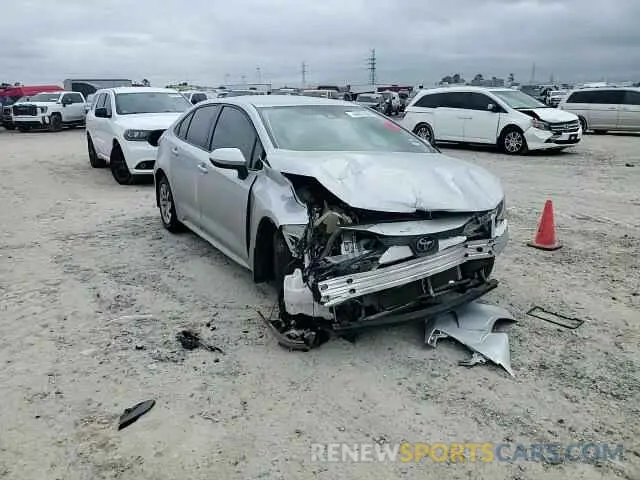 10 fotografías del automóvil dañado JTDEPMAE9MJ156654 TOYOTA COROLLA 2021