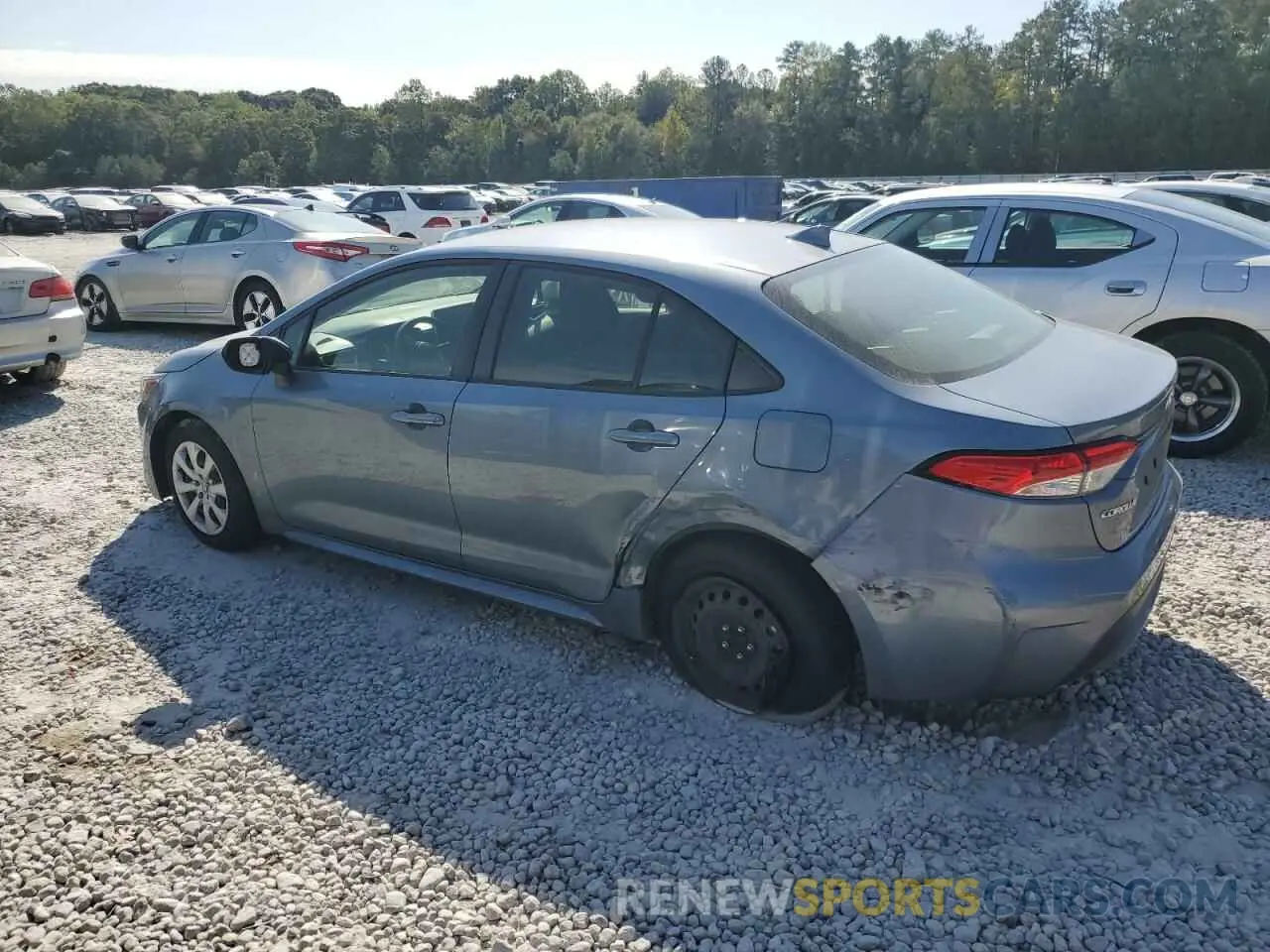 2 fotografías del automóvil dañado JTDEPMAE9MJ158825 TOYOTA COROLLA 2021