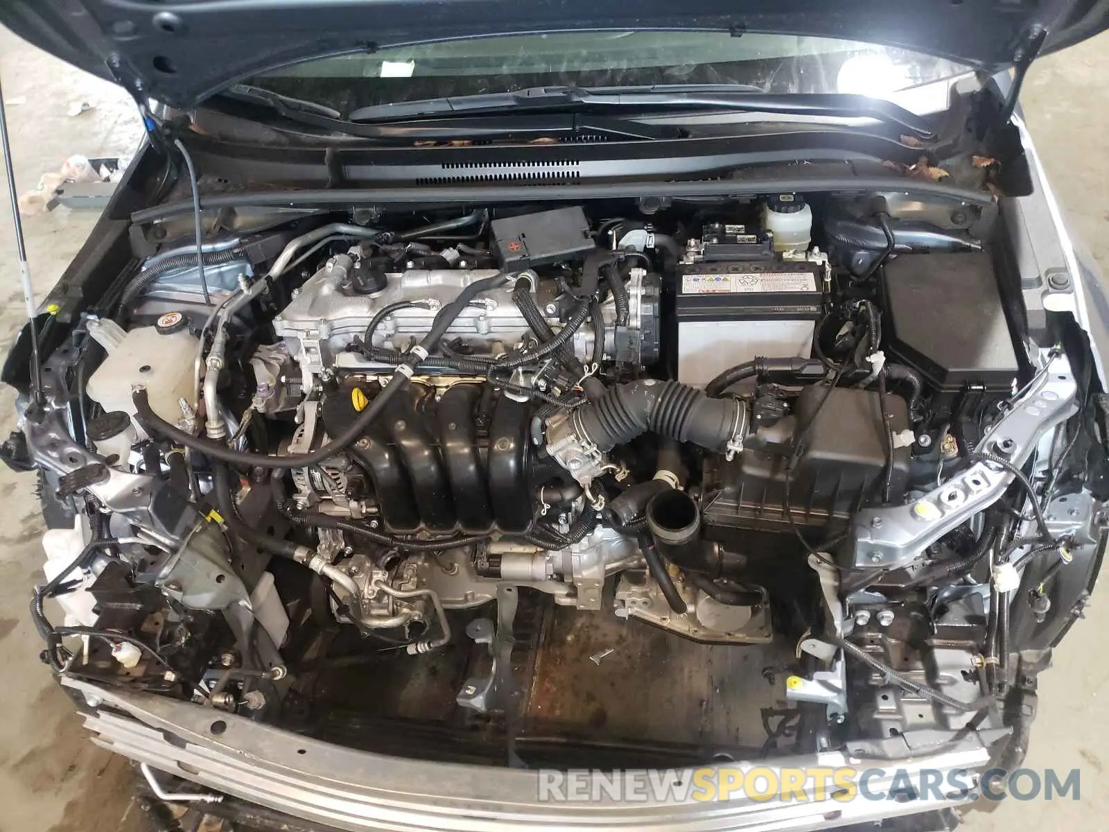 7 fotografías del automóvil dañado JTDEPMAE9MJ163698 TOYOTA COROLLA 2021