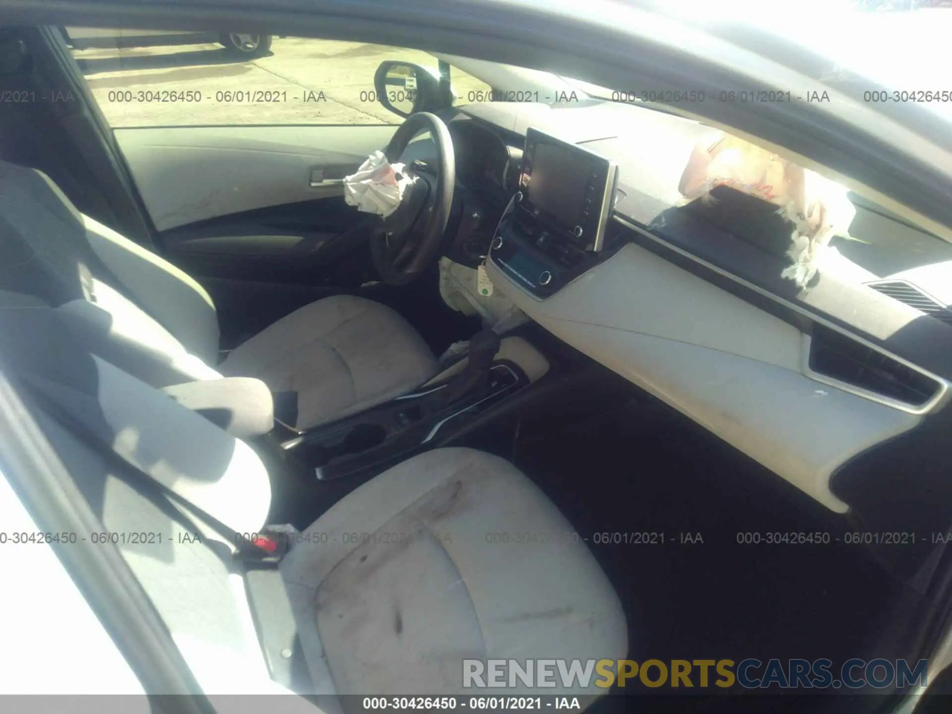 5 fotografías del automóvil dañado JTDEPMAE9MJ166875 TOYOTA COROLLA 2021