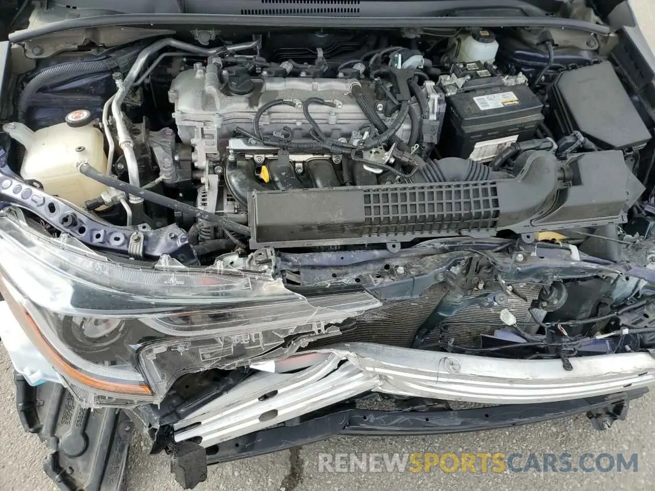 11 fotografías del automóvil dañado JTDEPMAE9MJ167198 TOYOTA COROLLA 2021