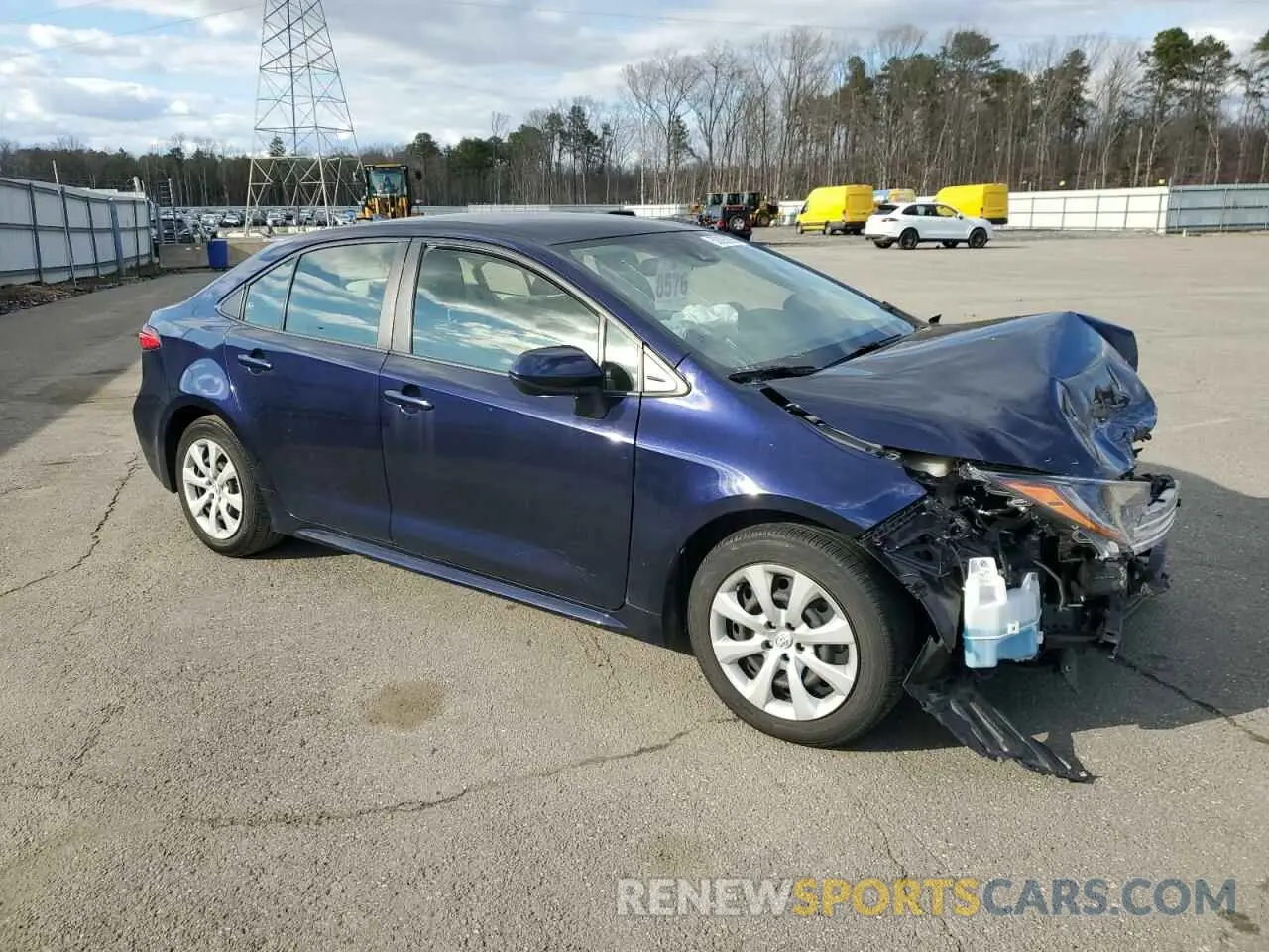 4 fotografías del automóvil dañado JTDEPMAE9MJ167198 TOYOTA COROLLA 2021