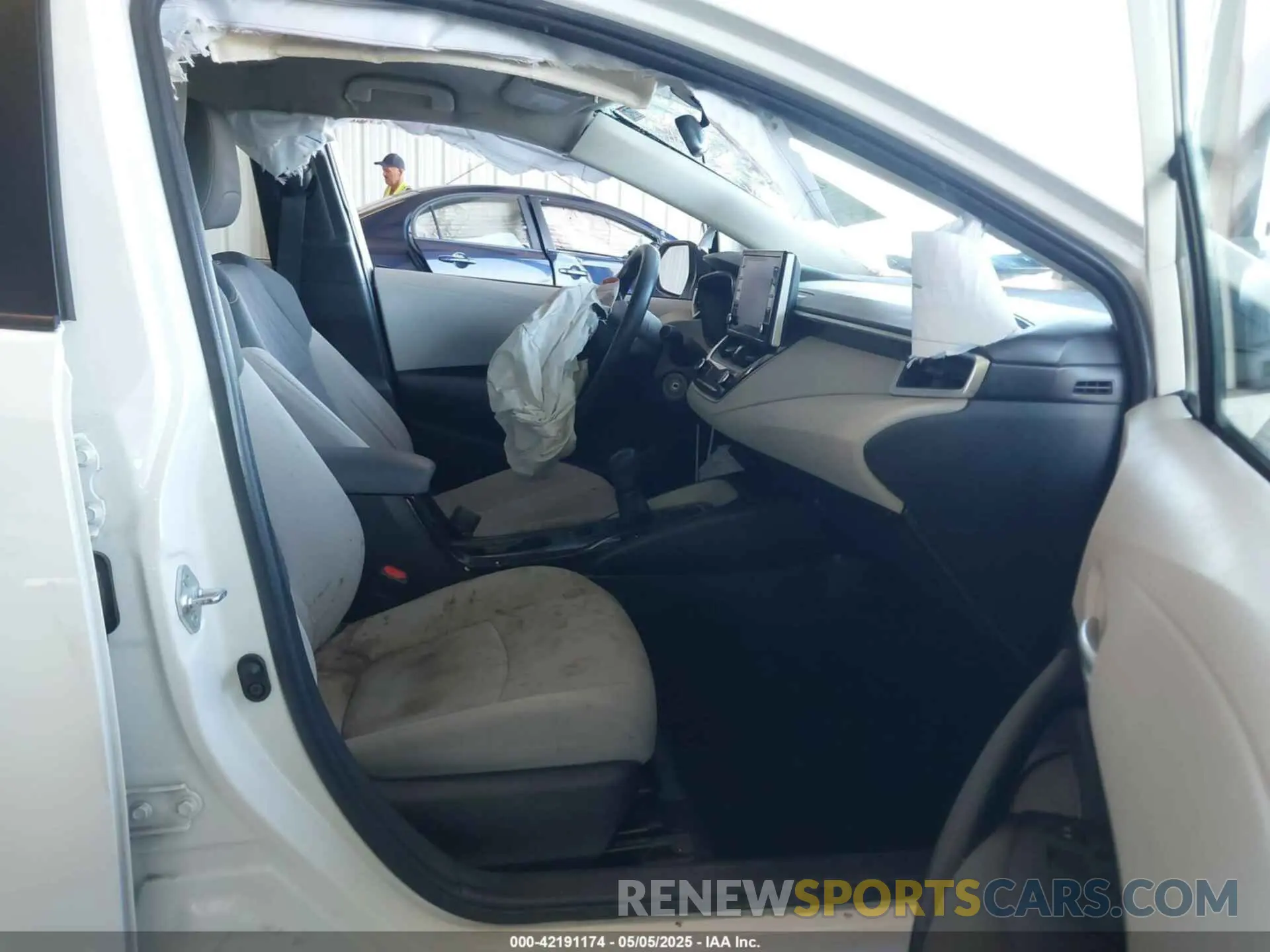 5 fotografías del automóvil dañado JTDEPMAE9MJ167217 TOYOTA COROLLA 2021