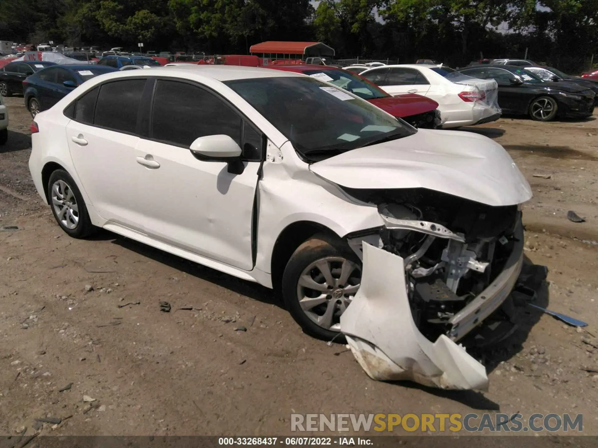 1 fotografías del automóvil dañado JTDEPMAE9MJ167315 TOYOTA COROLLA 2021