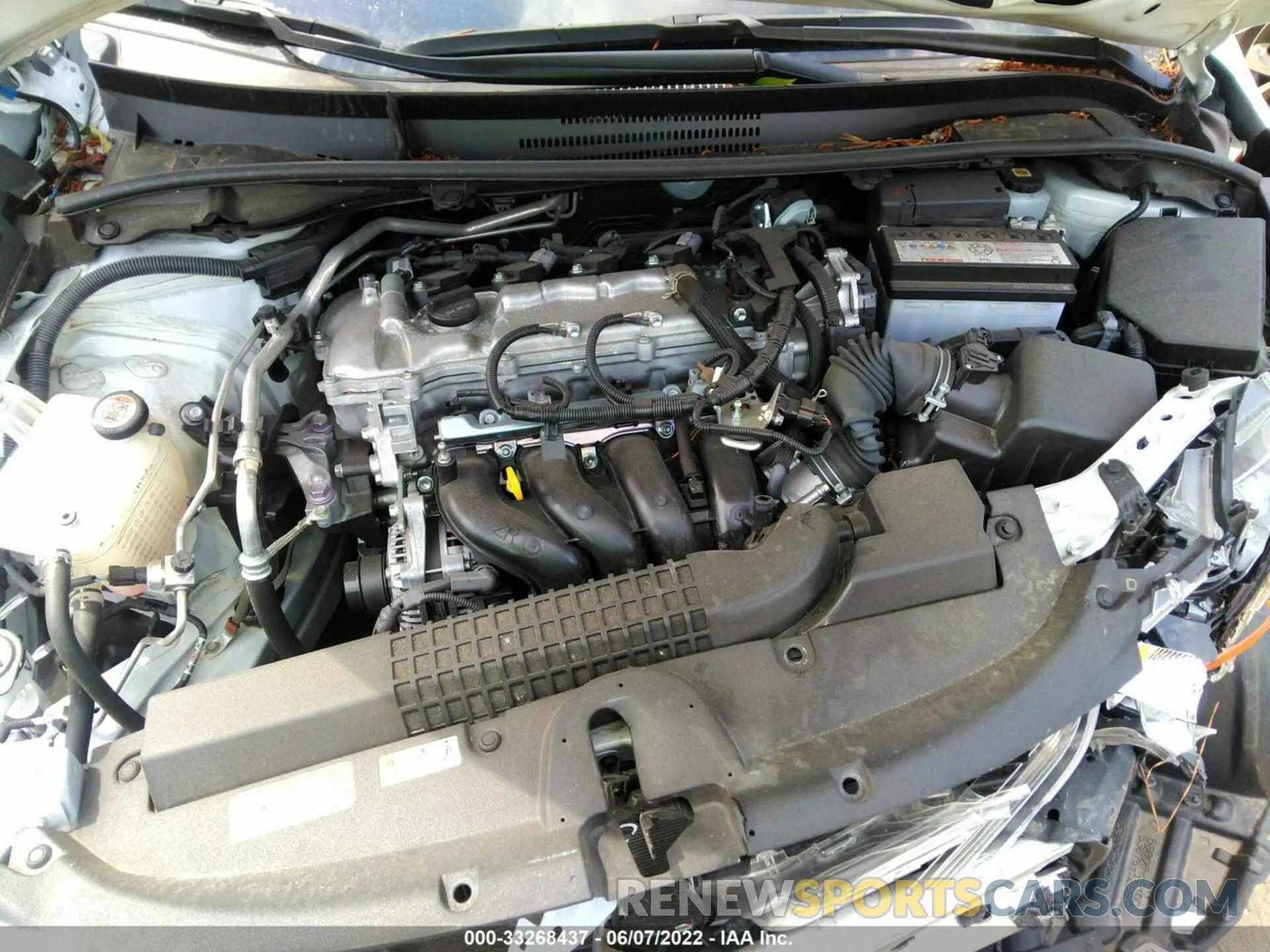 10 fotografías del automóvil dañado JTDEPMAE9MJ167315 TOYOTA COROLLA 2021