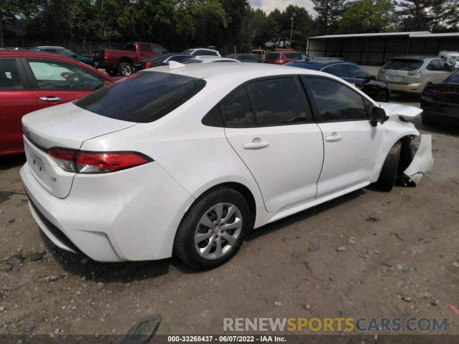 4 fotografías del automóvil dañado JTDEPMAE9MJ167315 TOYOTA COROLLA 2021