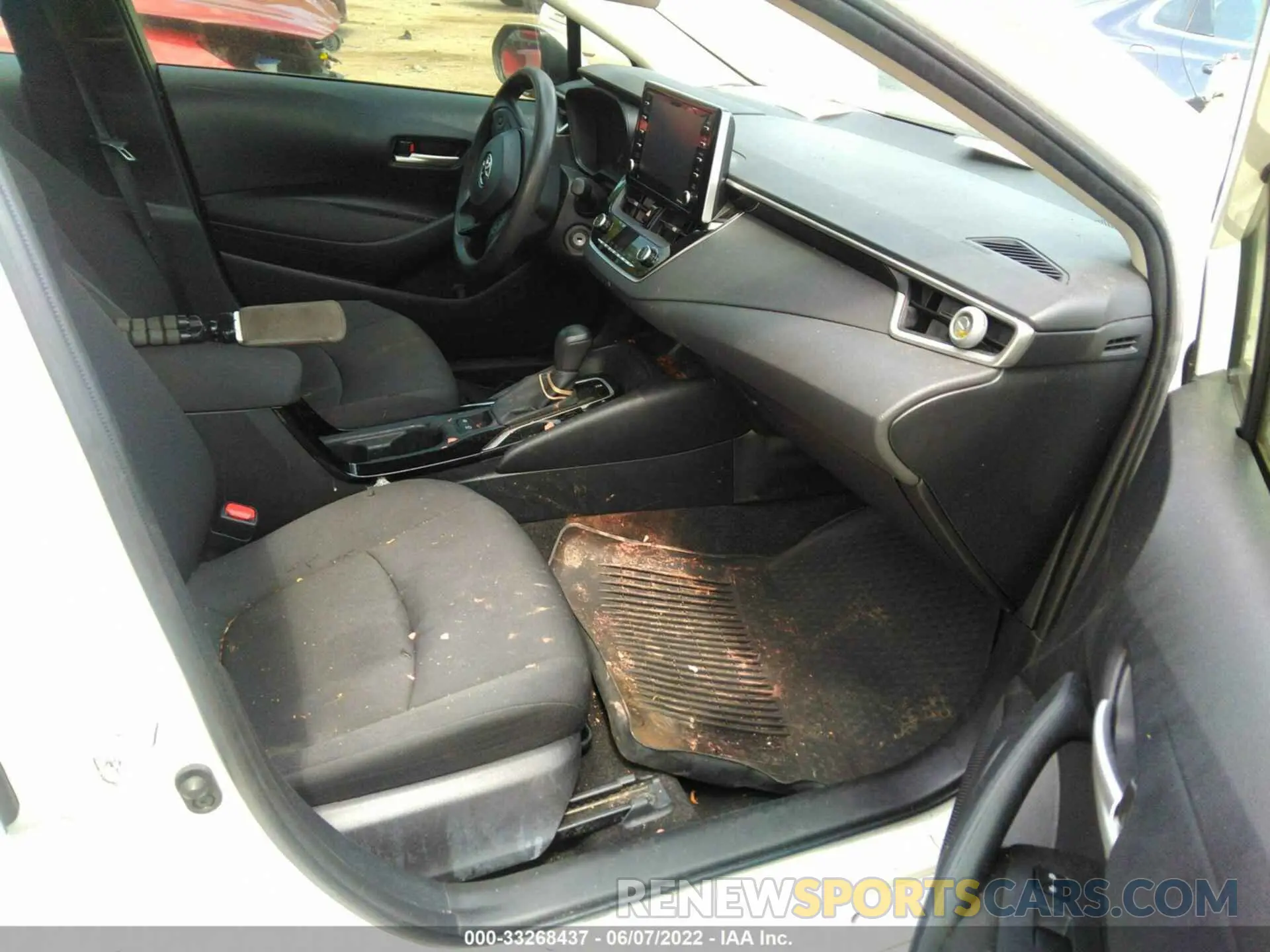 5 fotografías del automóvil dañado JTDEPMAE9MJ167315 TOYOTA COROLLA 2021