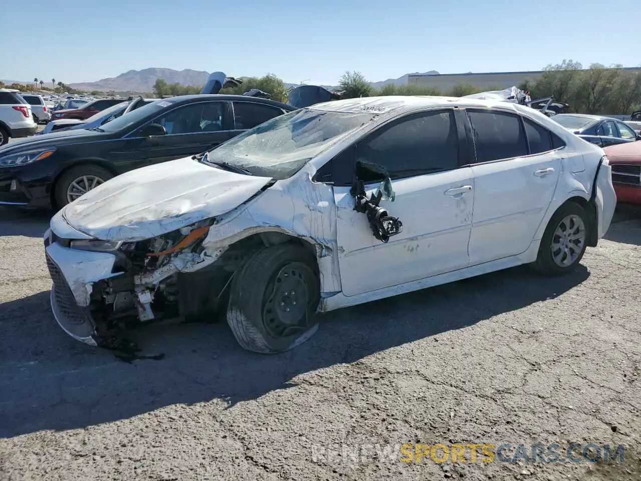 1 fotografías del automóvil dañado JTDEPMAE9MJ167444 TOYOTA COROLLA 2021