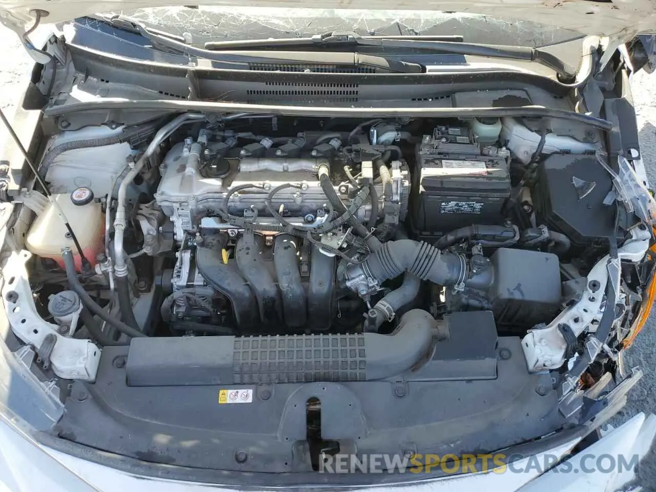 11 fotografías del automóvil dañado JTDEPMAE9MJ167444 TOYOTA COROLLA 2021