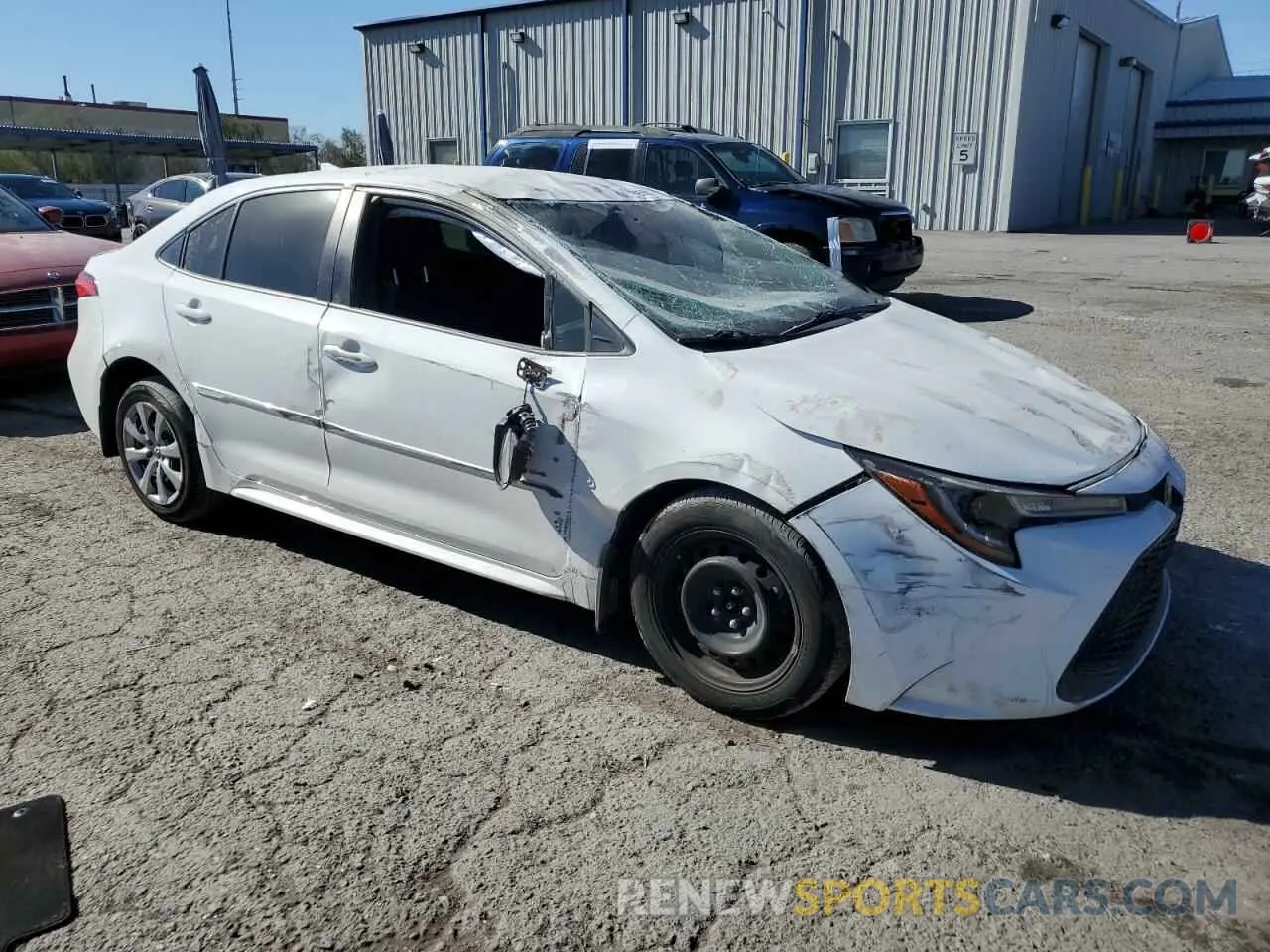 4 fotografías del automóvil dañado JTDEPMAE9MJ167444 TOYOTA COROLLA 2021