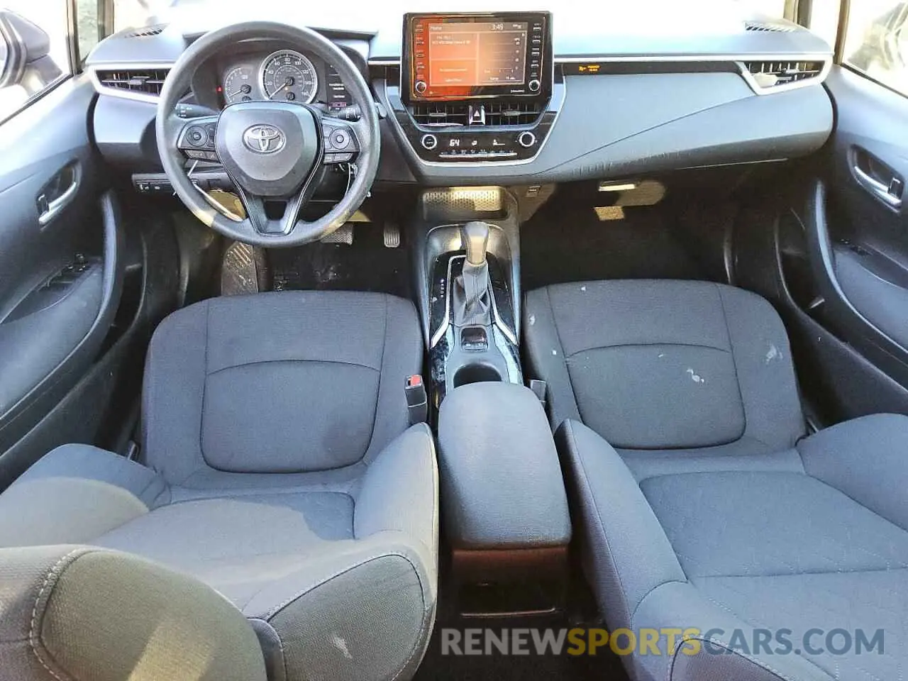8 fotografías del automóvil dañado JTDEPMAE9MJ168223 TOYOTA COROLLA 2021