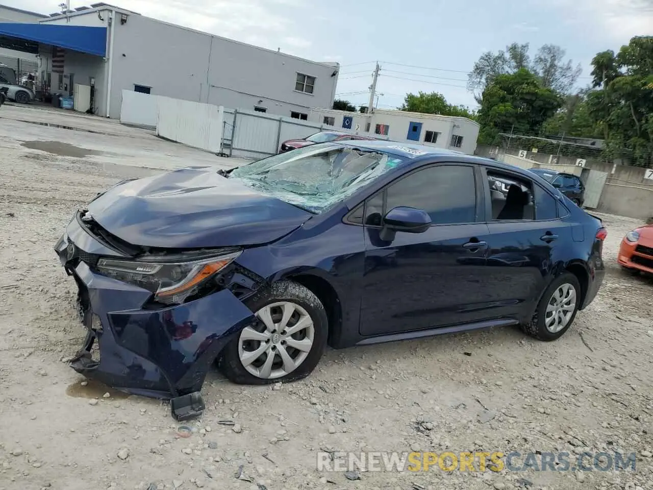 1 fotografías del automóvil dañado JTDEPMAE9MJ170876 TOYOTA COROLLA 2021