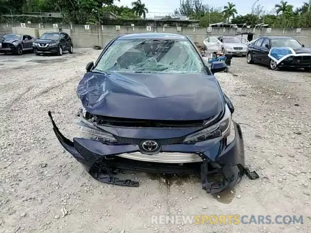 13 fotografías del automóvil dañado JTDEPMAE9MJ170876 TOYOTA COROLLA 2021
