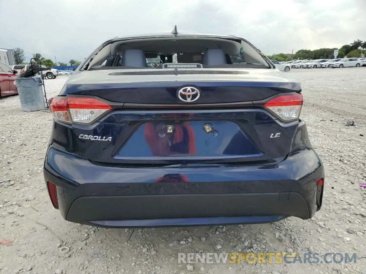 6 fotografías del automóvil dañado JTDEPMAE9MJ170876 TOYOTA COROLLA 2021