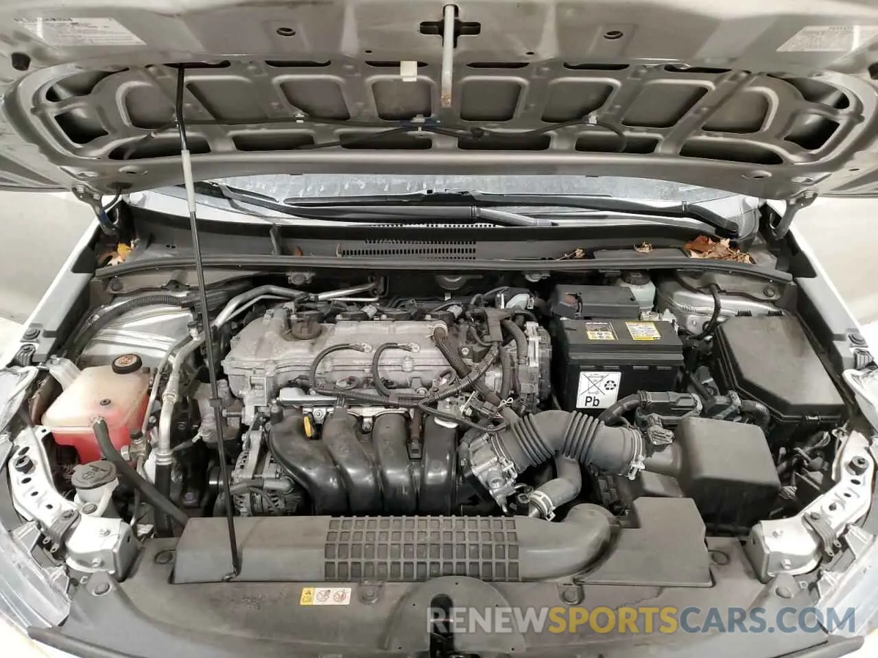 11 fotografías del automóvil dañado JTDEPMAE9MJ171901 TOYOTA COROLLA 2021