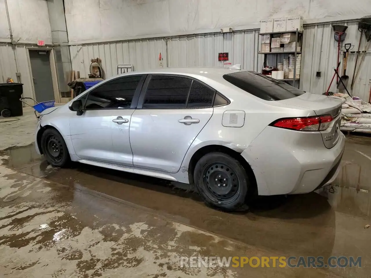 2 fotografías del automóvil dañado JTDEPMAE9MJ171901 TOYOTA COROLLA 2021