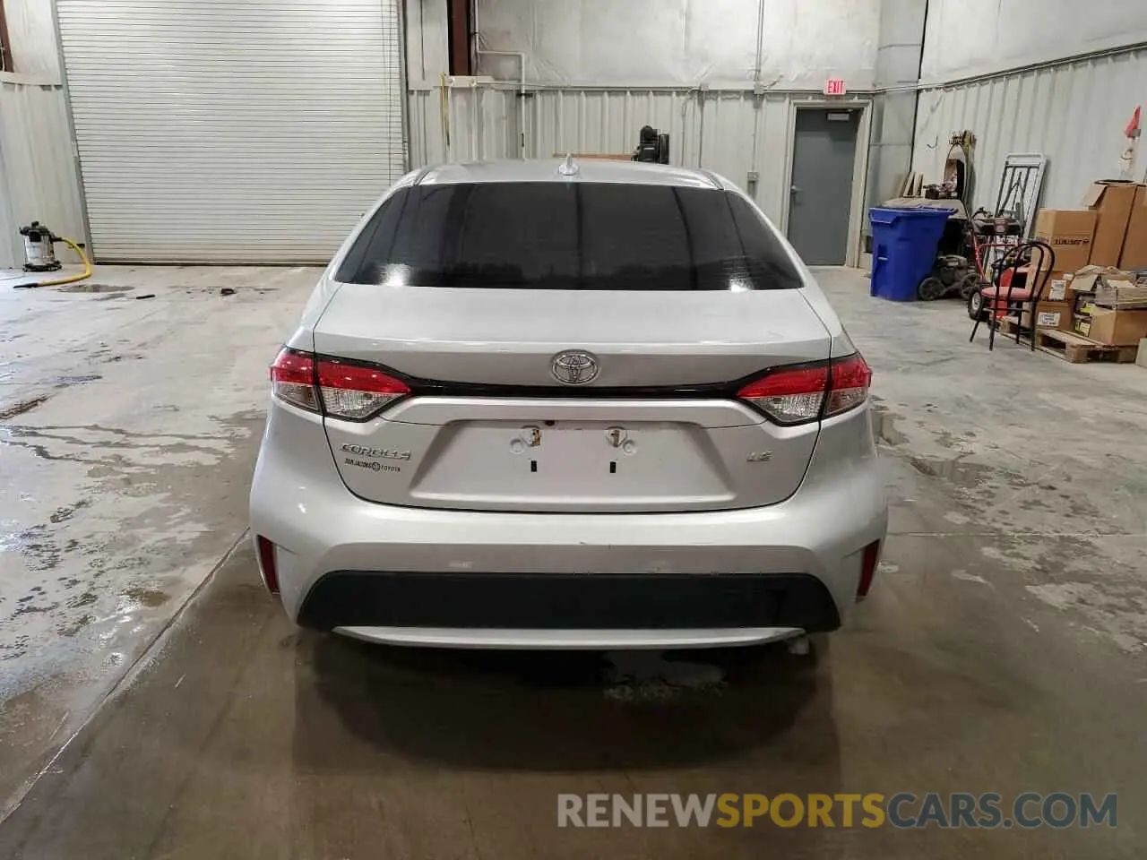 6 fotografías del automóvil dañado JTDEPMAE9MJ171901 TOYOTA COROLLA 2021