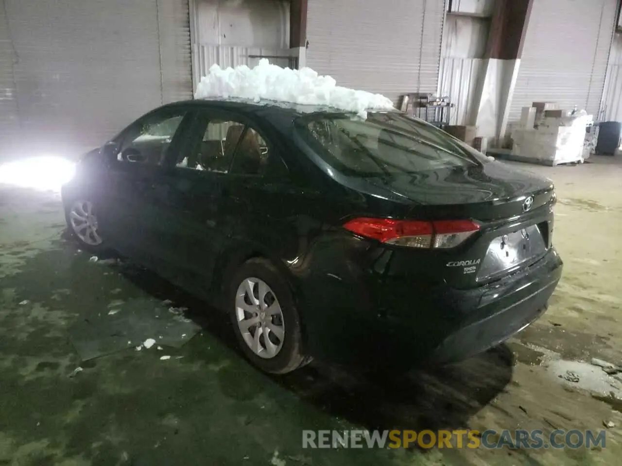 3 fotografías del automóvil dañado JTDEPMAE9MJ172840 TOYOTA COROLLA 2021