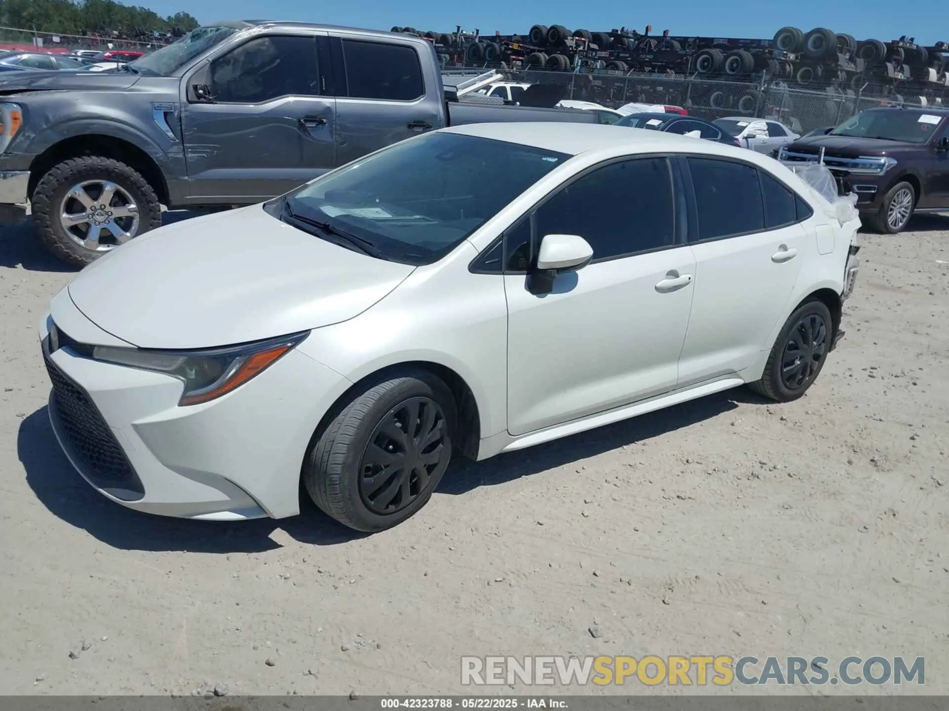 2 fotografías del automóvil dañado JTDEPMAE9MJ176824 TOYOTA COROLLA 2021
