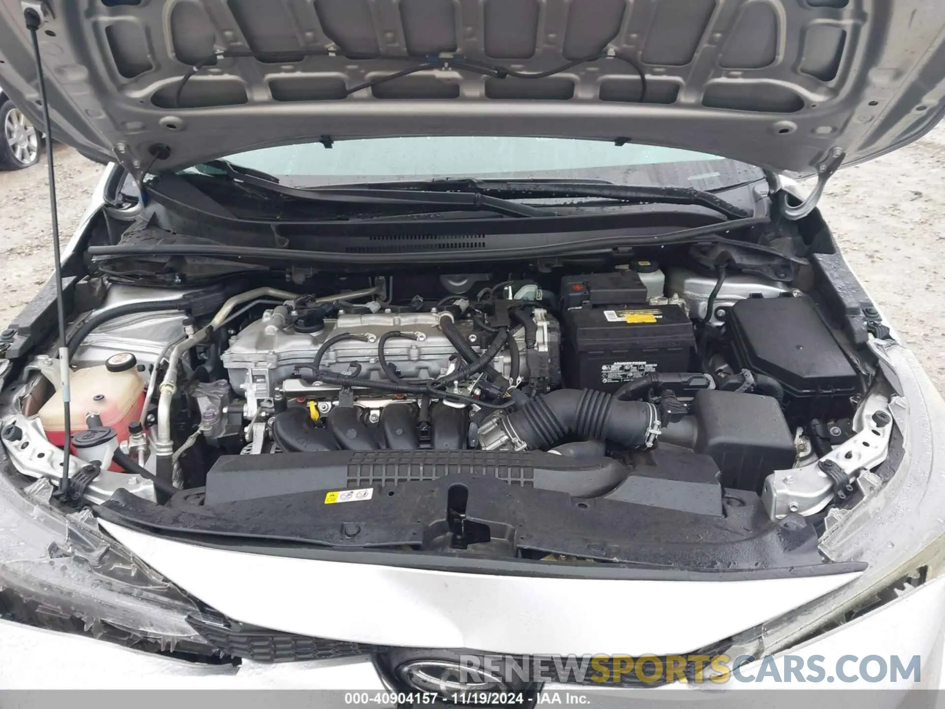 10 fotografías del automóvil dañado JTDEPMAE9MJ180596 TOYOTA COROLLA 2021