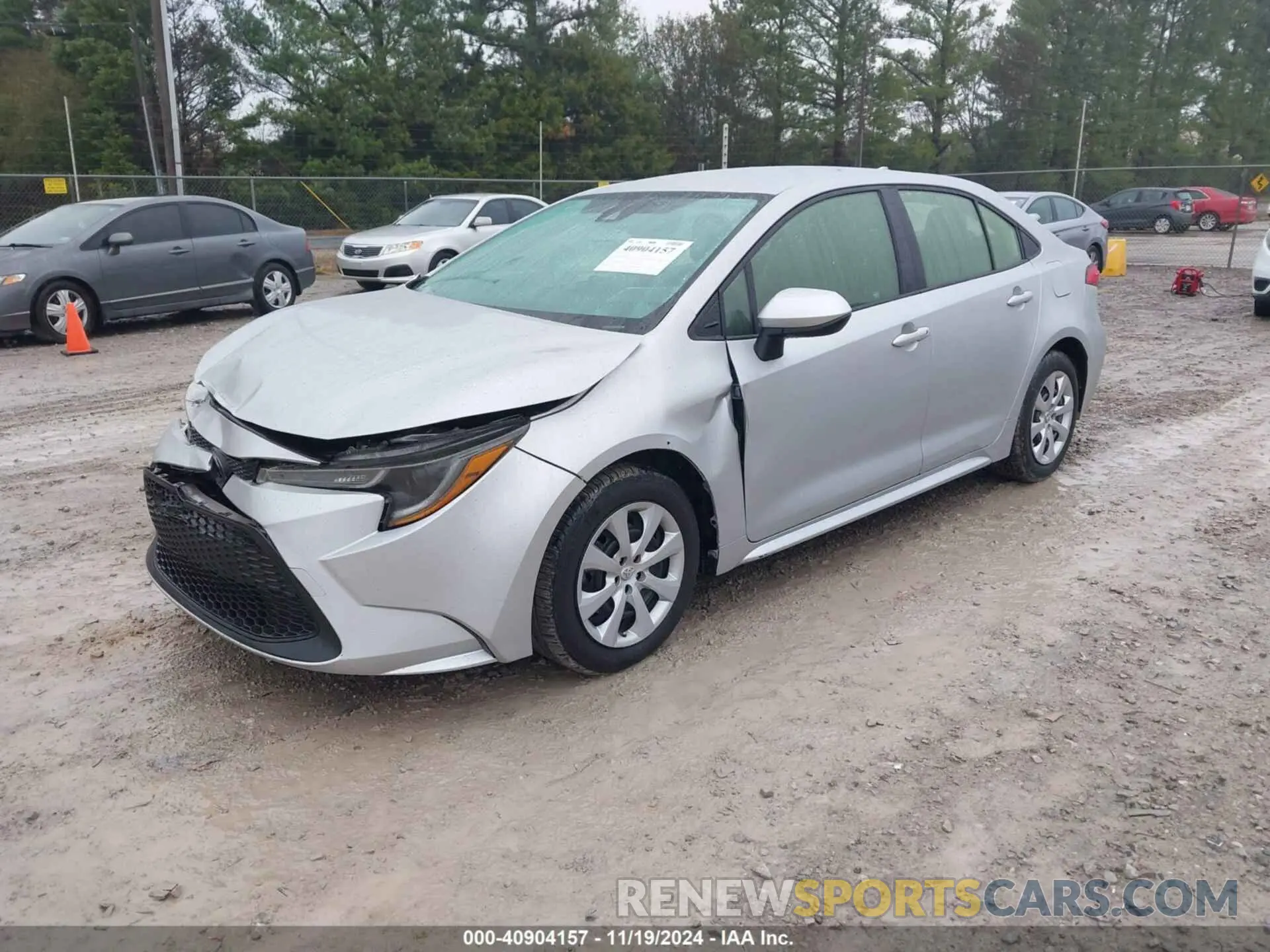 2 fotografías del automóvil dañado JTDEPMAE9MJ180596 TOYOTA COROLLA 2021