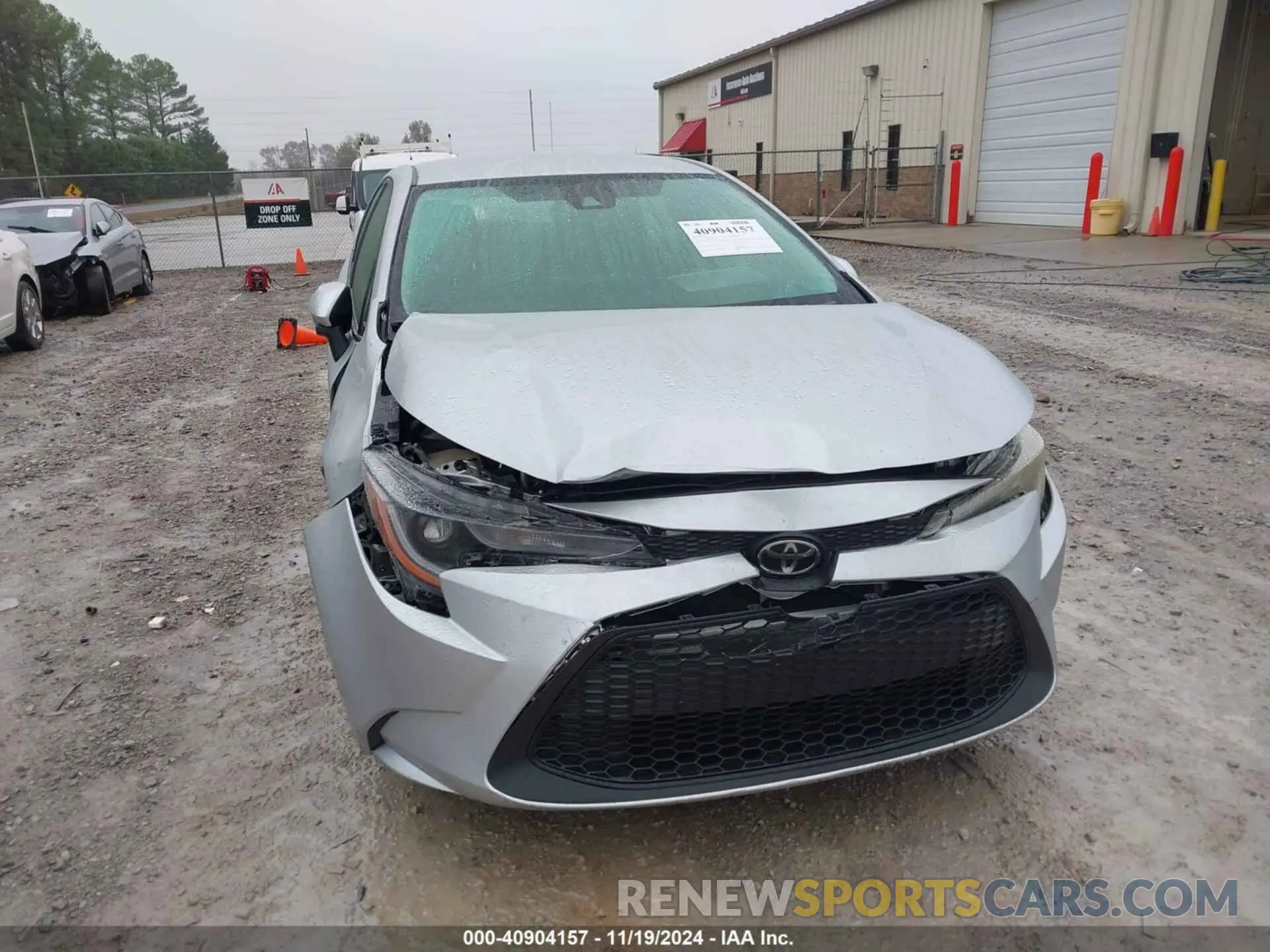 6 fotografías del automóvil dañado JTDEPMAE9MJ180596 TOYOTA COROLLA 2021