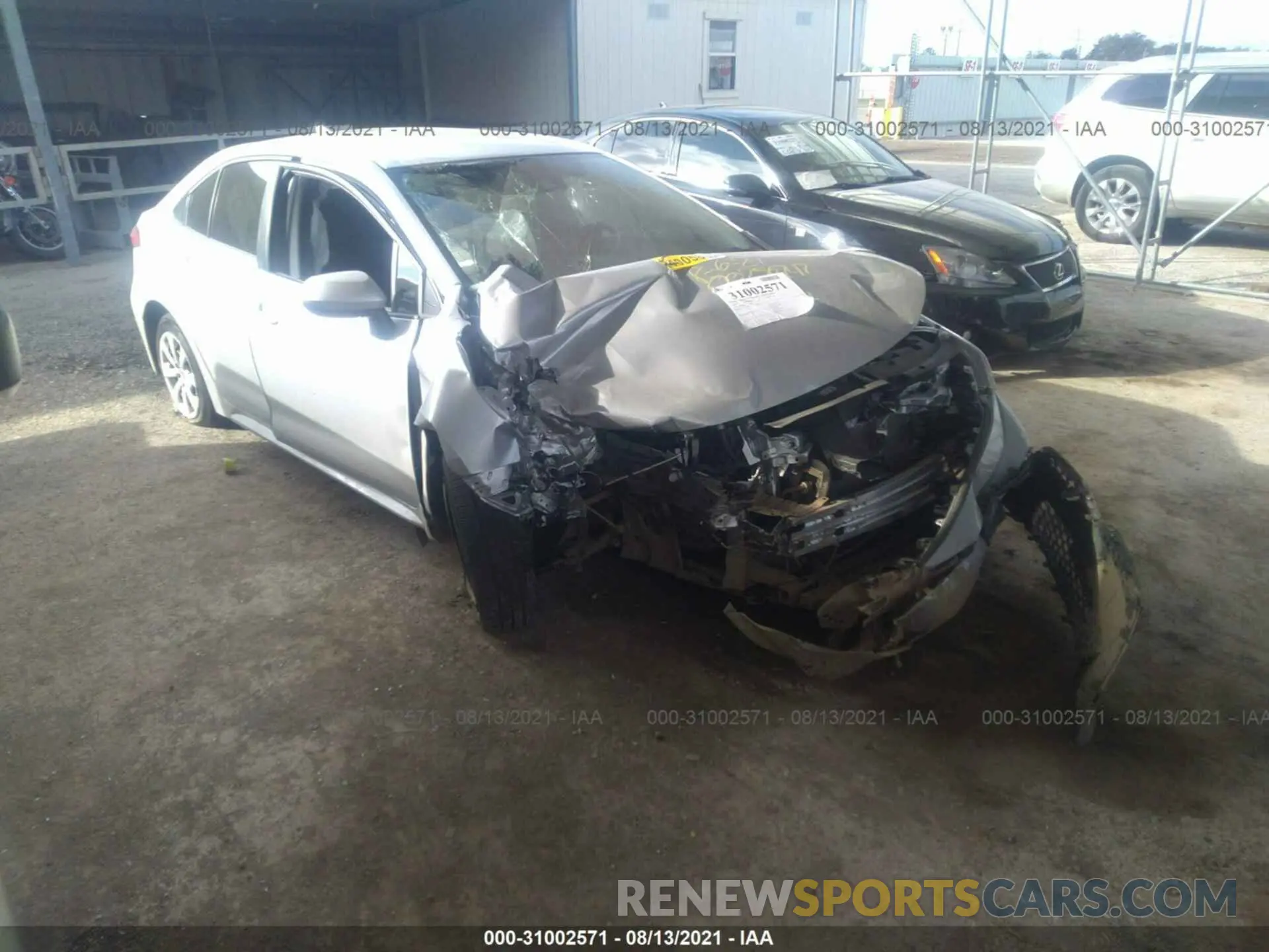 1 fotografías del automóvil dañado JTDEPMAE9MJ184874 TOYOTA COROLLA 2021