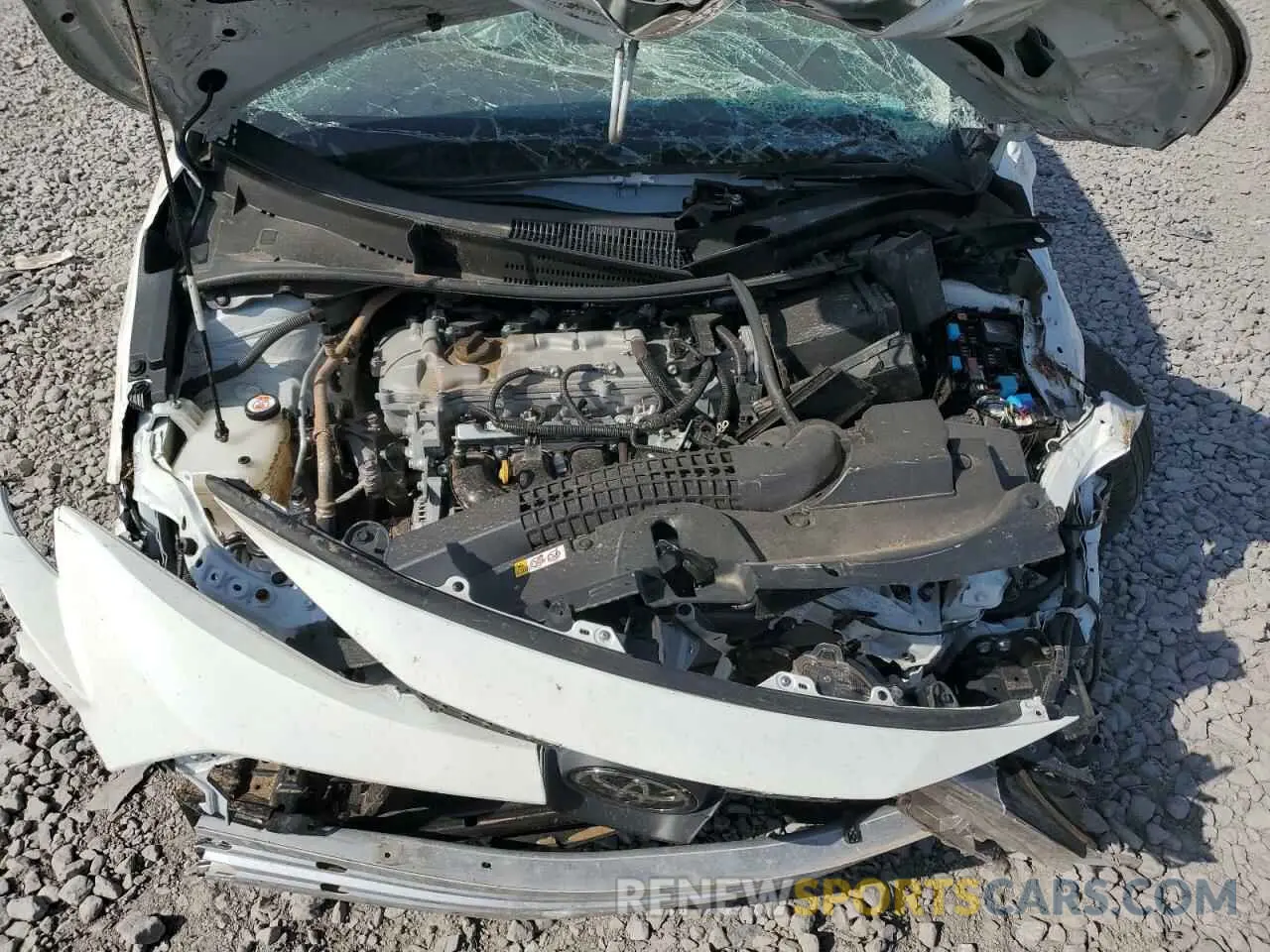 11 fotografías del automóvil dañado JTDEPMAE9MJ186172 TOYOTA COROLLA 2021