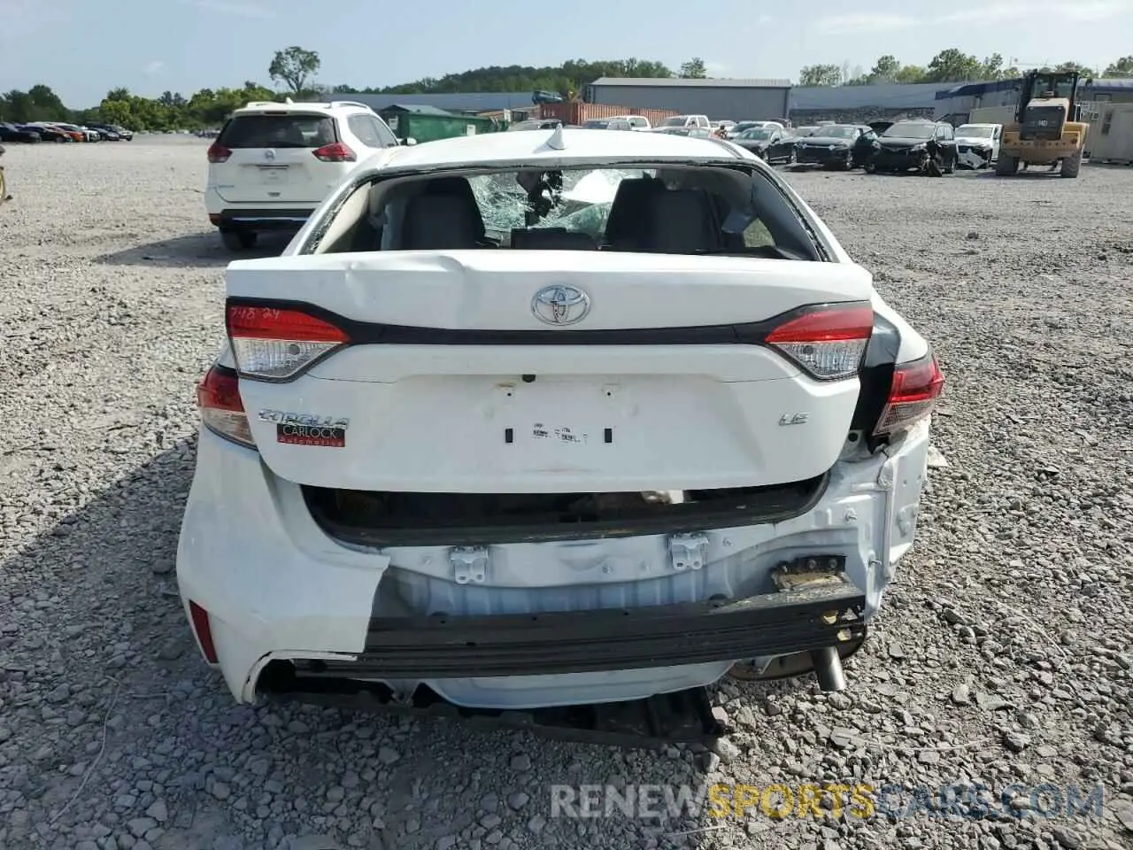 6 fotografías del automóvil dañado JTDEPMAE9MJ186172 TOYOTA COROLLA 2021
