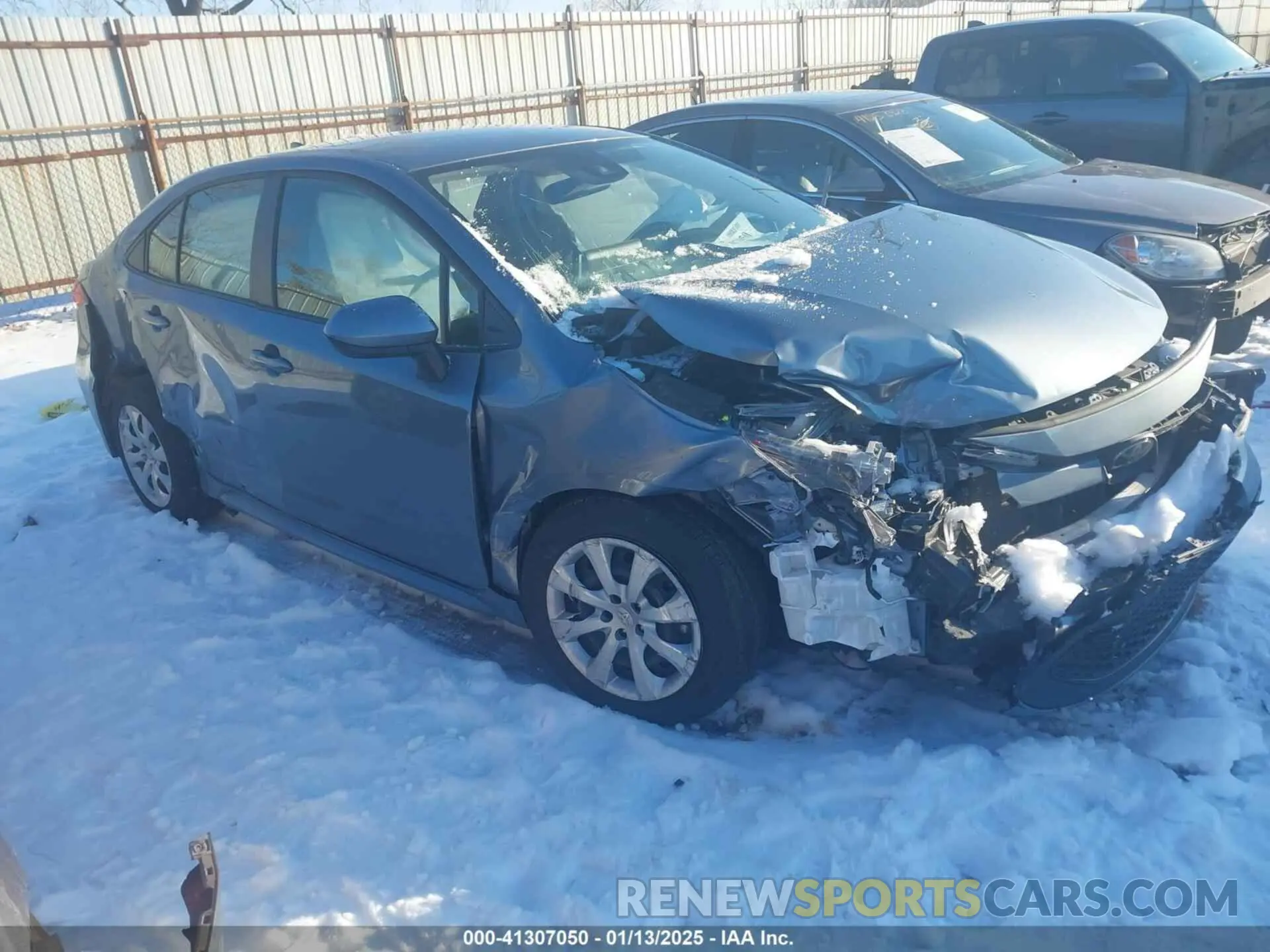 1 fotografías del automóvil dañado JTDEPMAE9MJ189752 TOYOTA COROLLA 2021