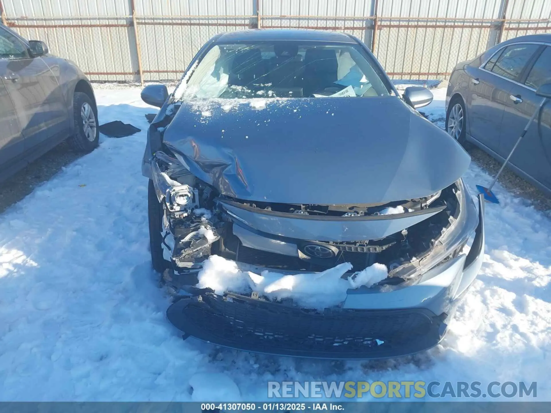 12 fotografías del automóvil dañado JTDEPMAE9MJ189752 TOYOTA COROLLA 2021