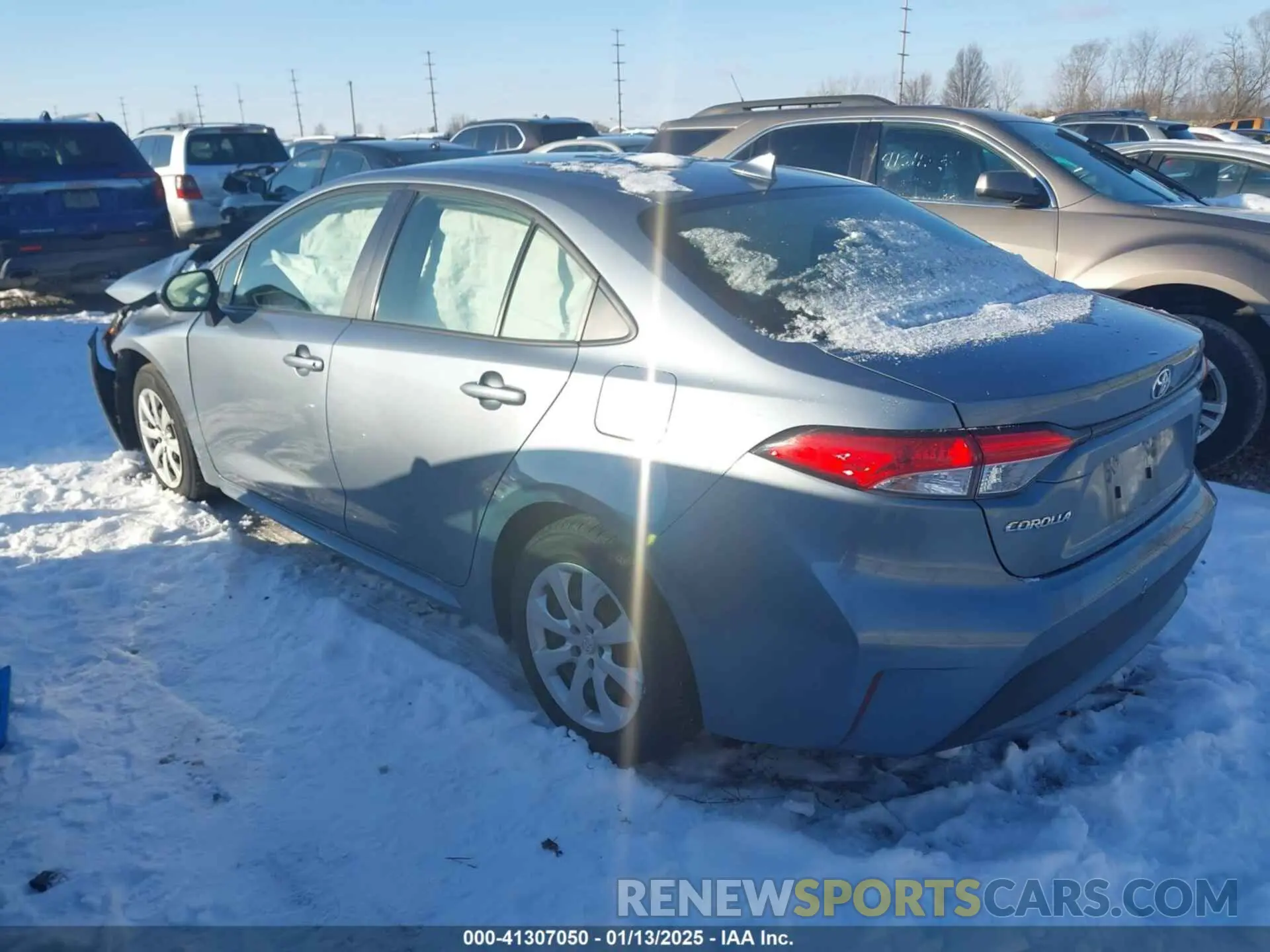 3 fotografías del automóvil dañado JTDEPMAE9MJ189752 TOYOTA COROLLA 2021