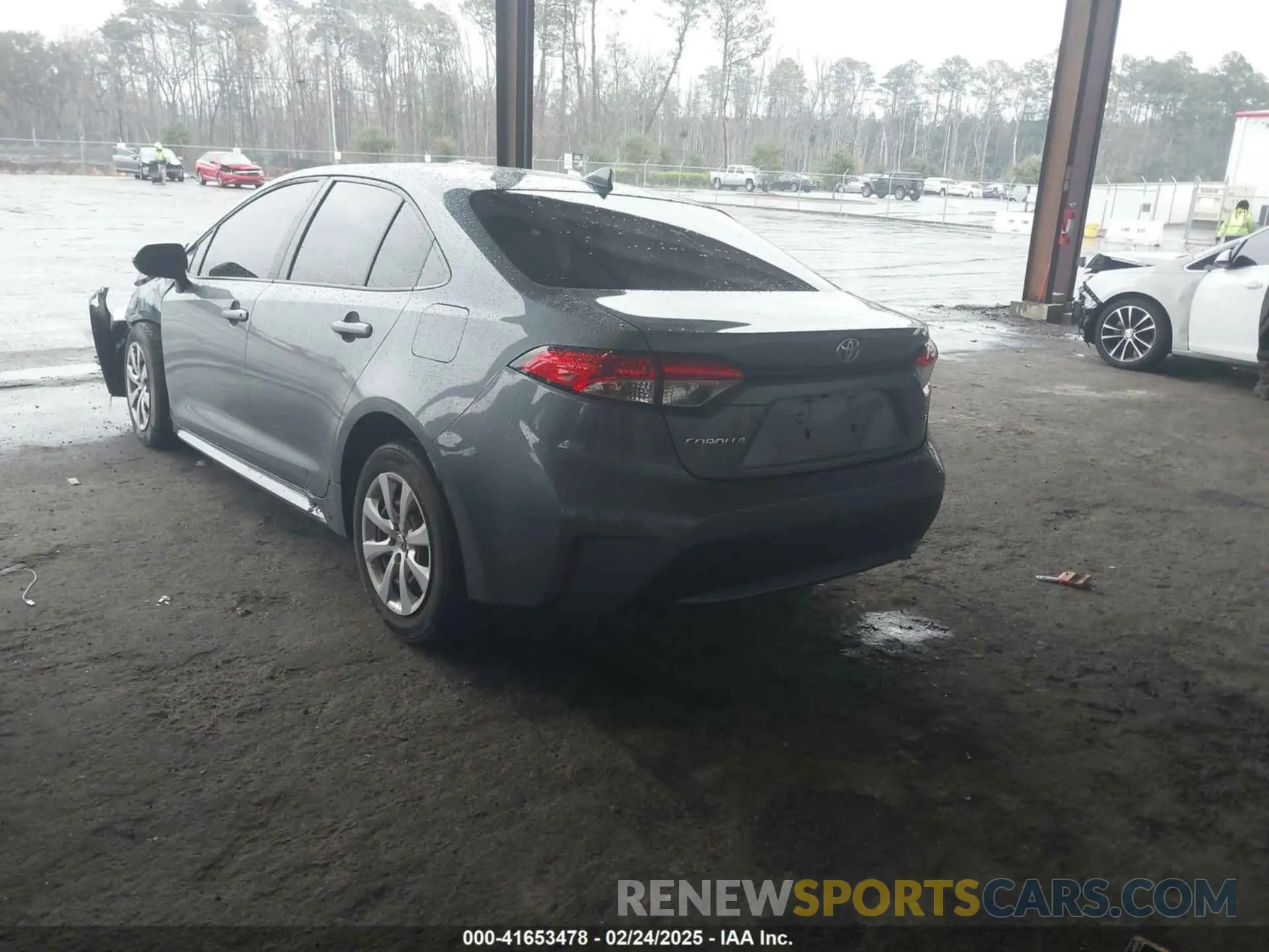 3 fotografías del automóvil dañado JTDEPMAEXMJ118351 TOYOTA COROLLA 2021