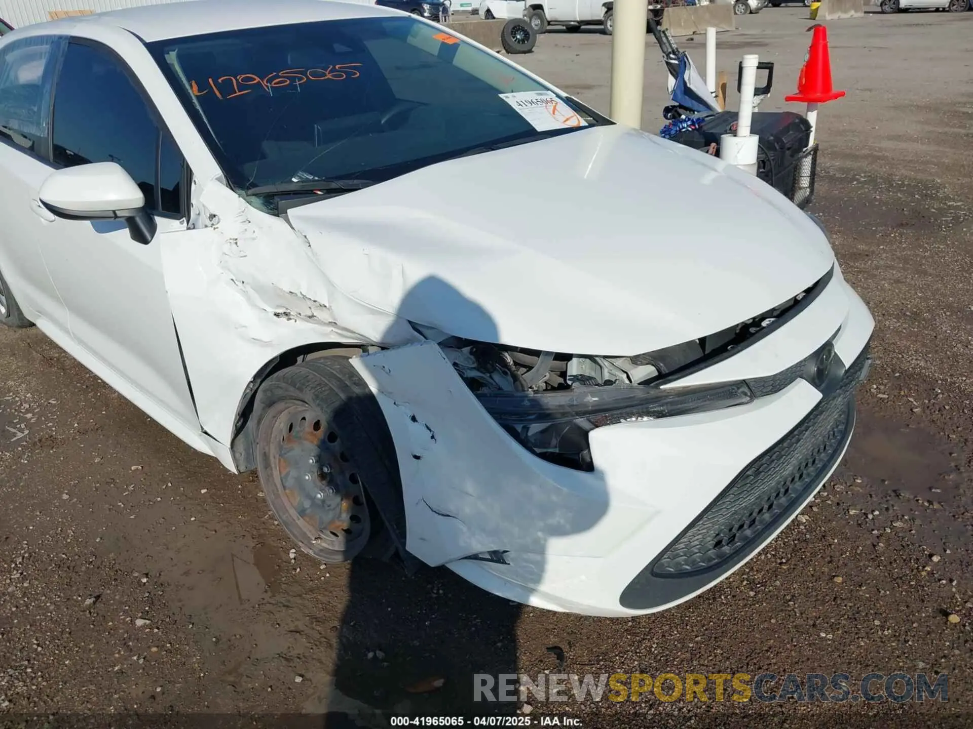6 fotografías del automóvil dañado JTDEPMAEXMJ118706 TOYOTA COROLLA 2021