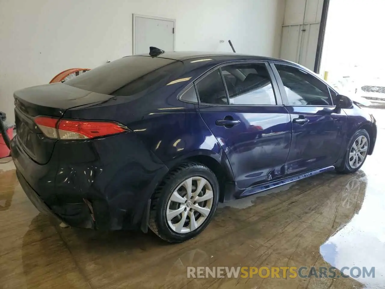 3 fotografías del automóvil dañado JTDEPMAEXMJ119449 TOYOTA COROLLA 2021
