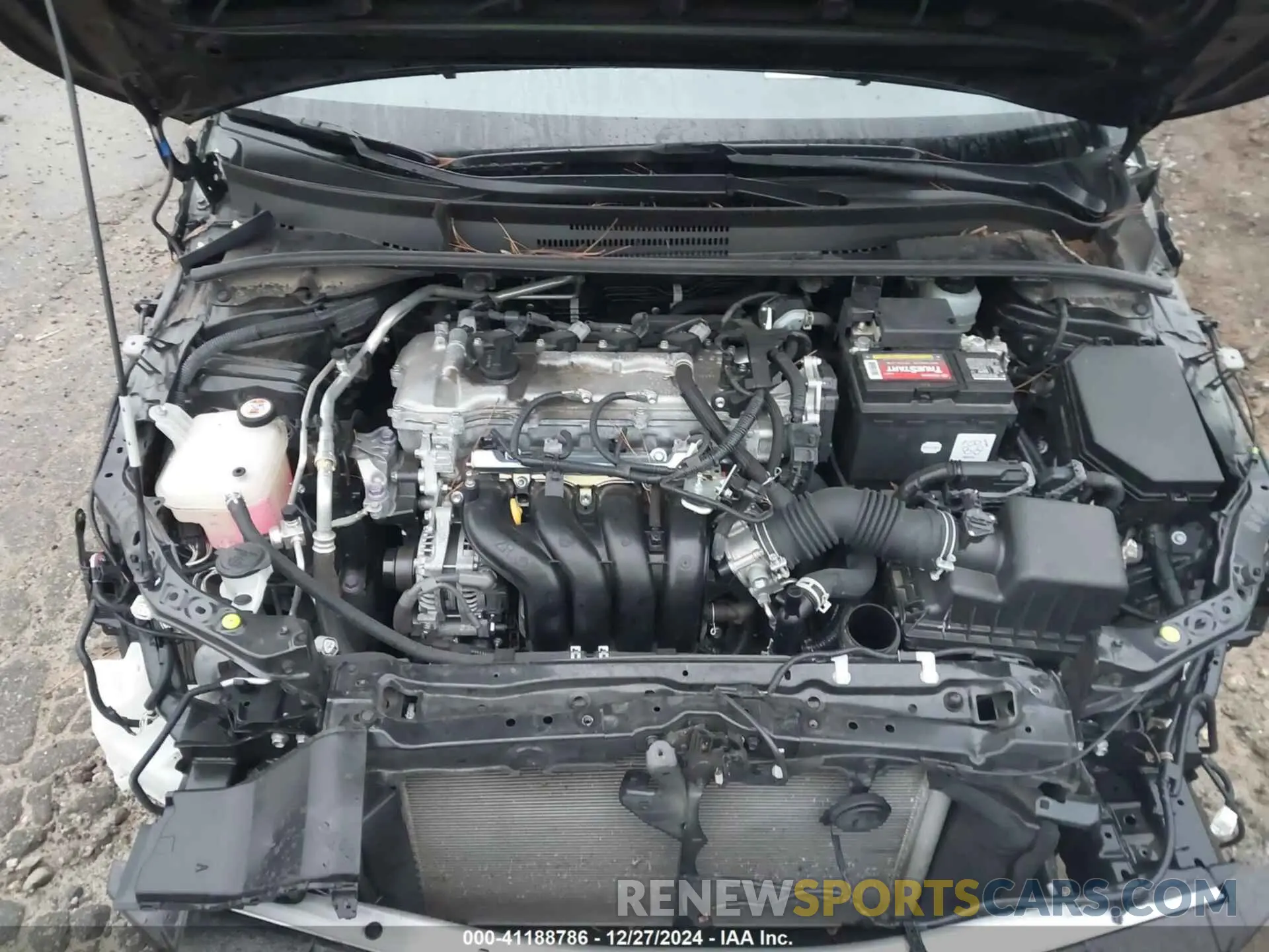 10 fotografías del automóvil dañado JTDEPMAEXMJ124120 TOYOTA COROLLA 2021
