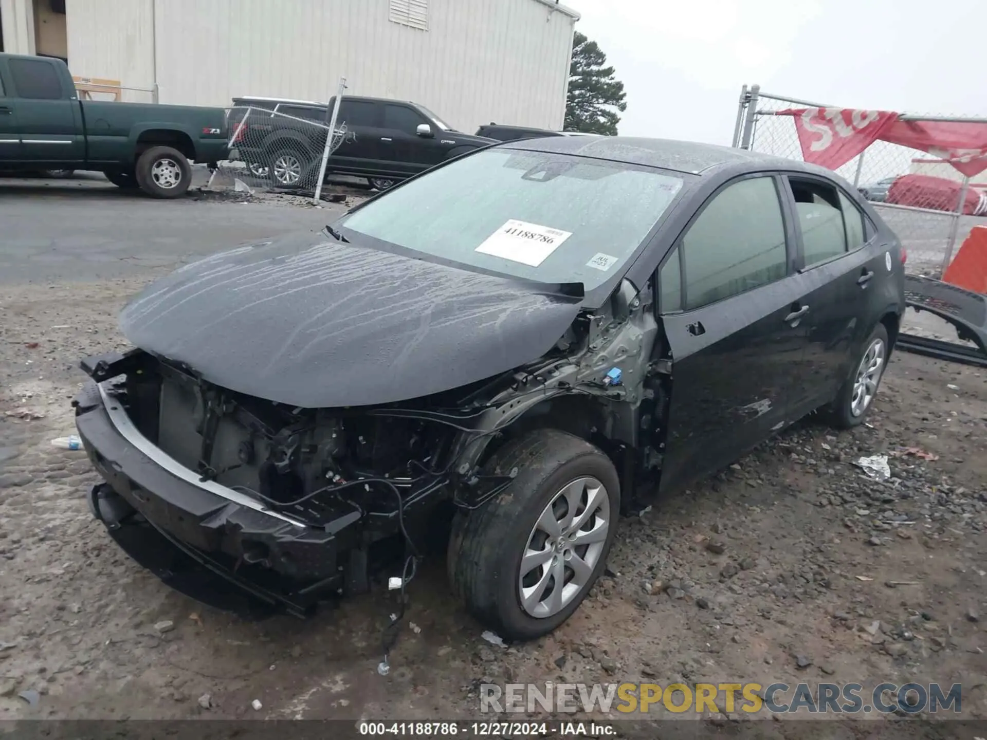 2 fotografías del automóvil dañado JTDEPMAEXMJ124120 TOYOTA COROLLA 2021