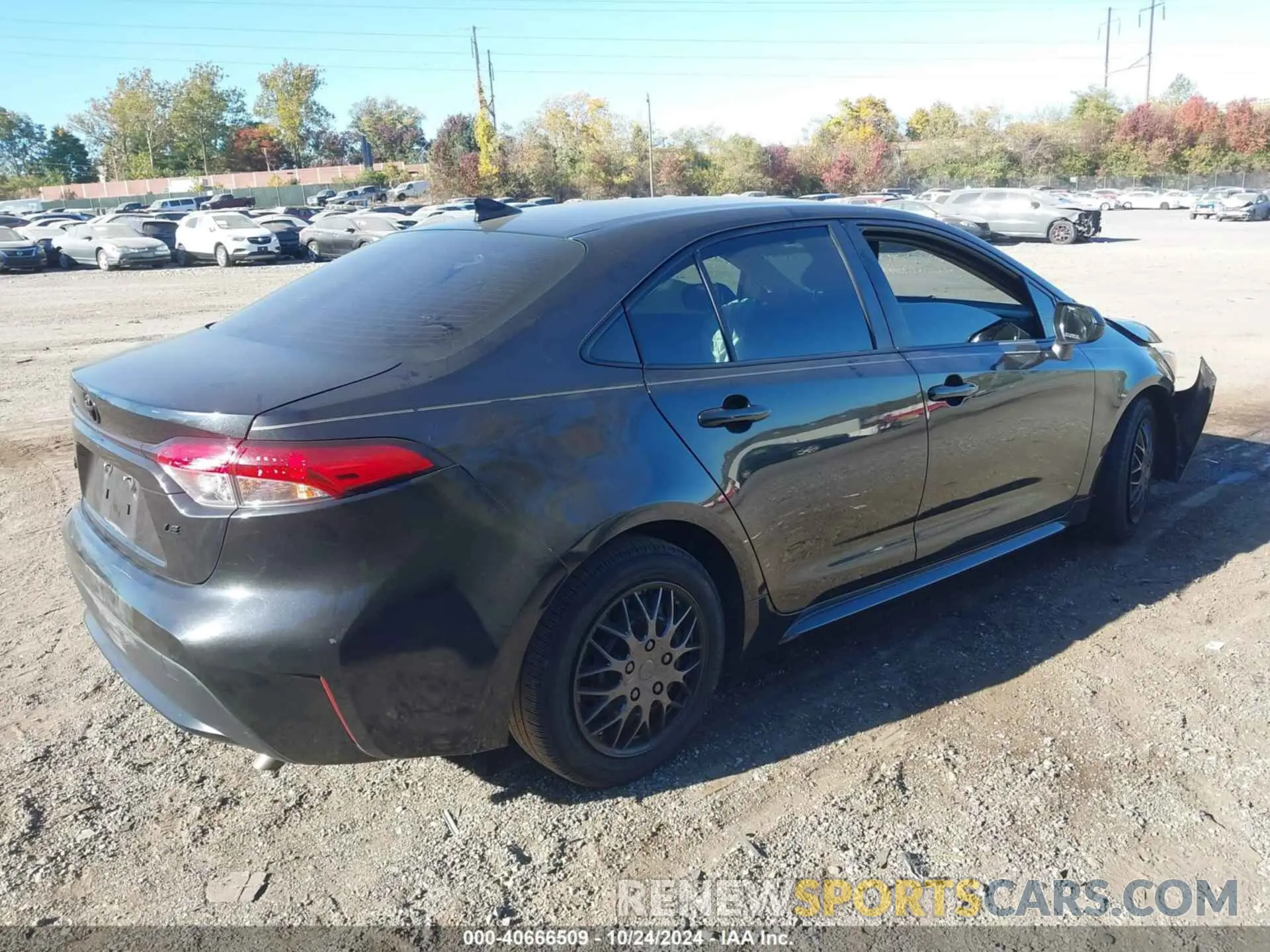 4 fotografías del automóvil dañado JTDEPMAEXMJ134498 TOYOTA COROLLA 2021