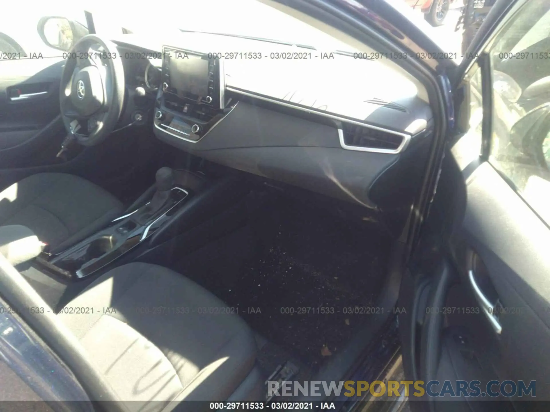 5 fotografías del automóvil dañado JTDEPMAEXMJ136011 TOYOTA COROLLA 2021