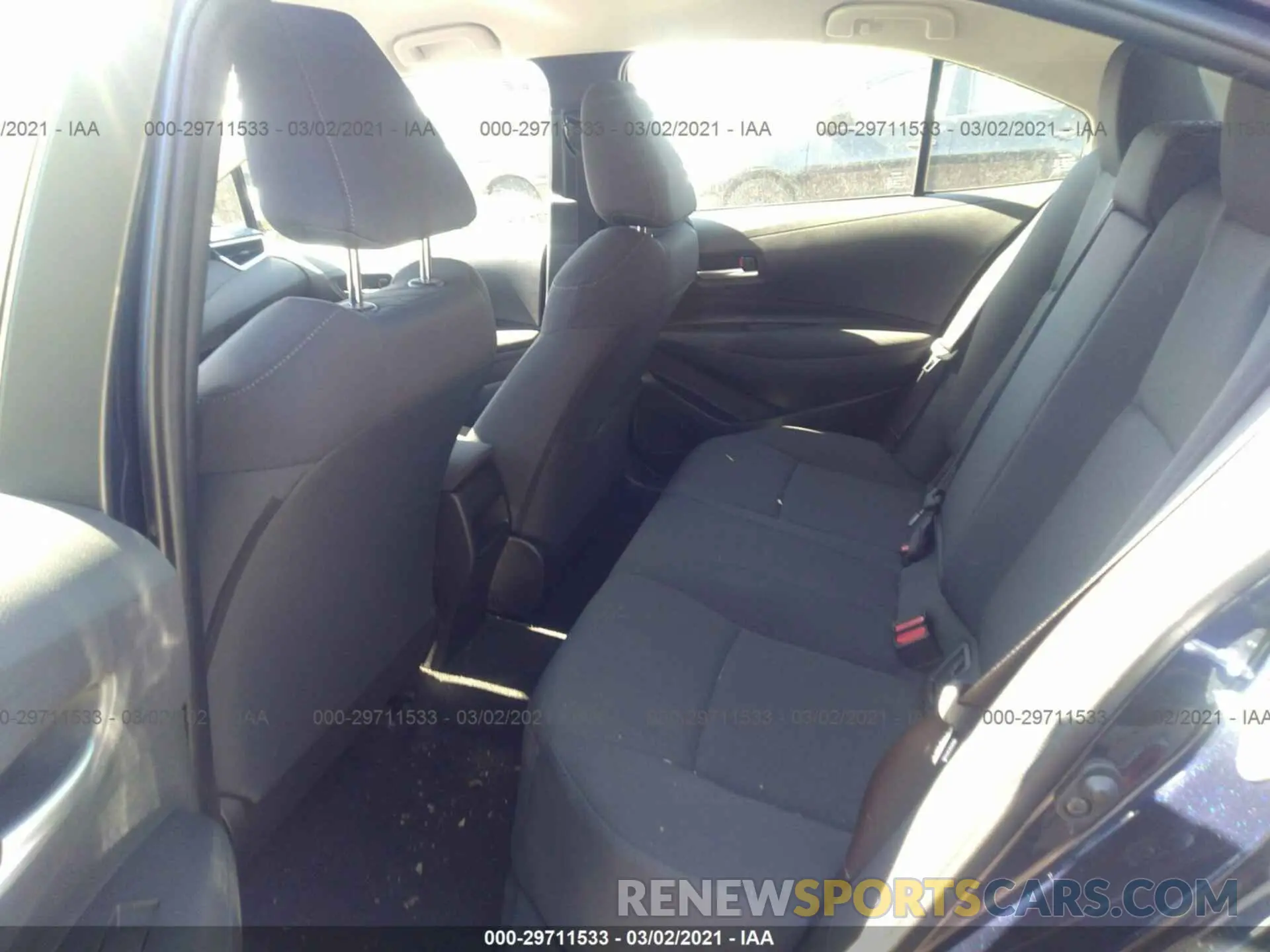 8 fotografías del automóvil dañado JTDEPMAEXMJ136011 TOYOTA COROLLA 2021