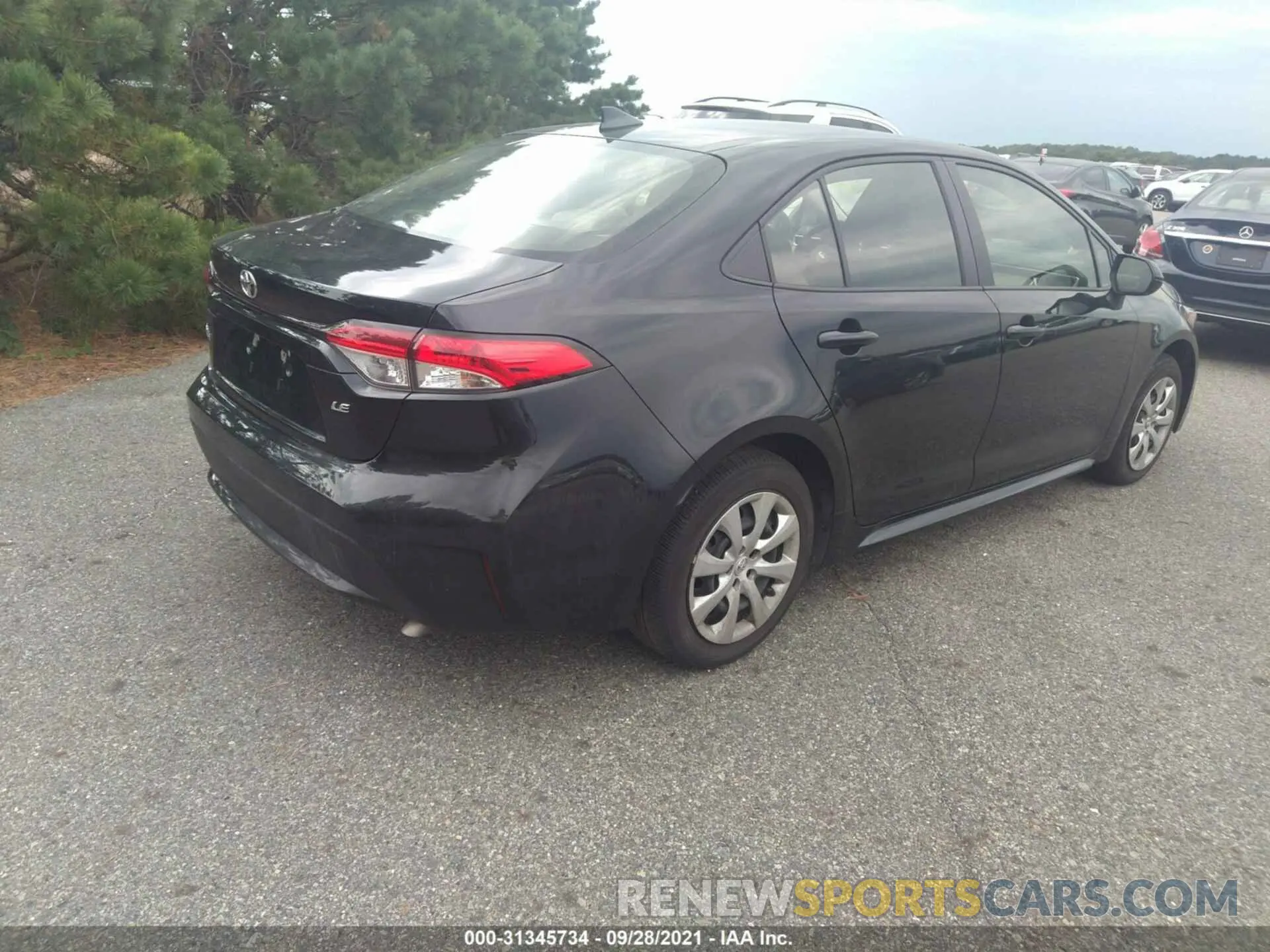 4 fotografías del automóvil dañado JTDEPMAEXMJ136140 TOYOTA COROLLA 2021