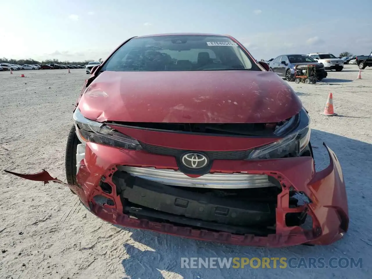 5 fotografías del automóvil dañado JTDEPMAEXMJ141497 TOYOTA COROLLA 2021