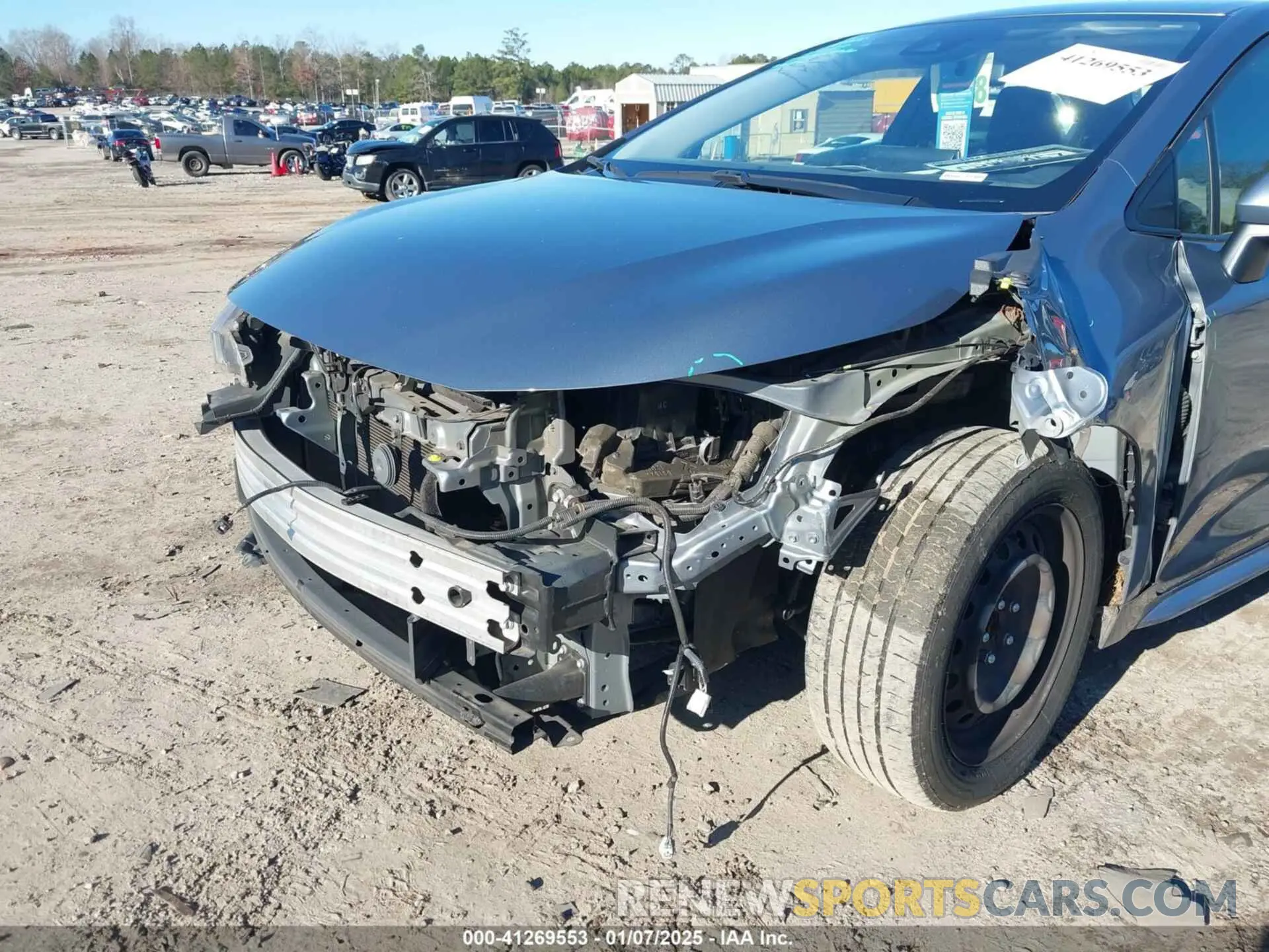 6 fotografías del automóvil dañado JTDEPMAEXMJ143833 TOYOTA COROLLA 2021