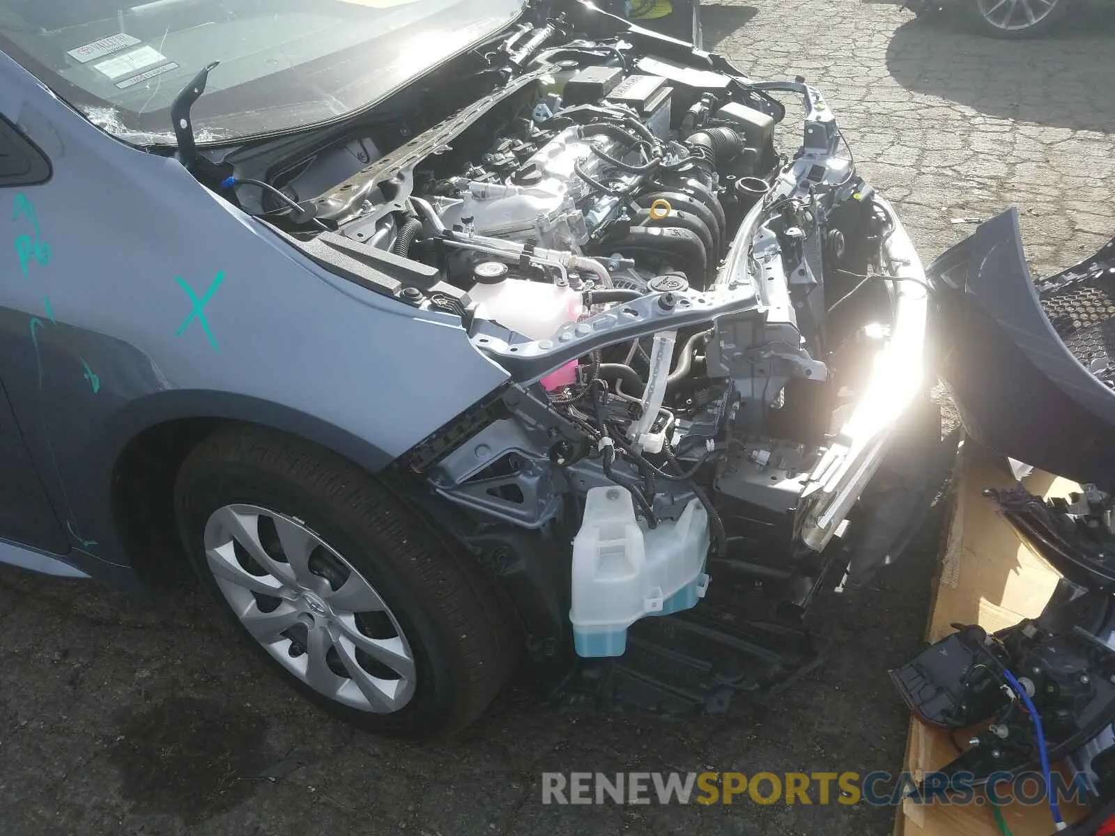 9 fotografías del automóvil dañado JTDEPMAEXMJ148045 TOYOTA COROLLA 2021