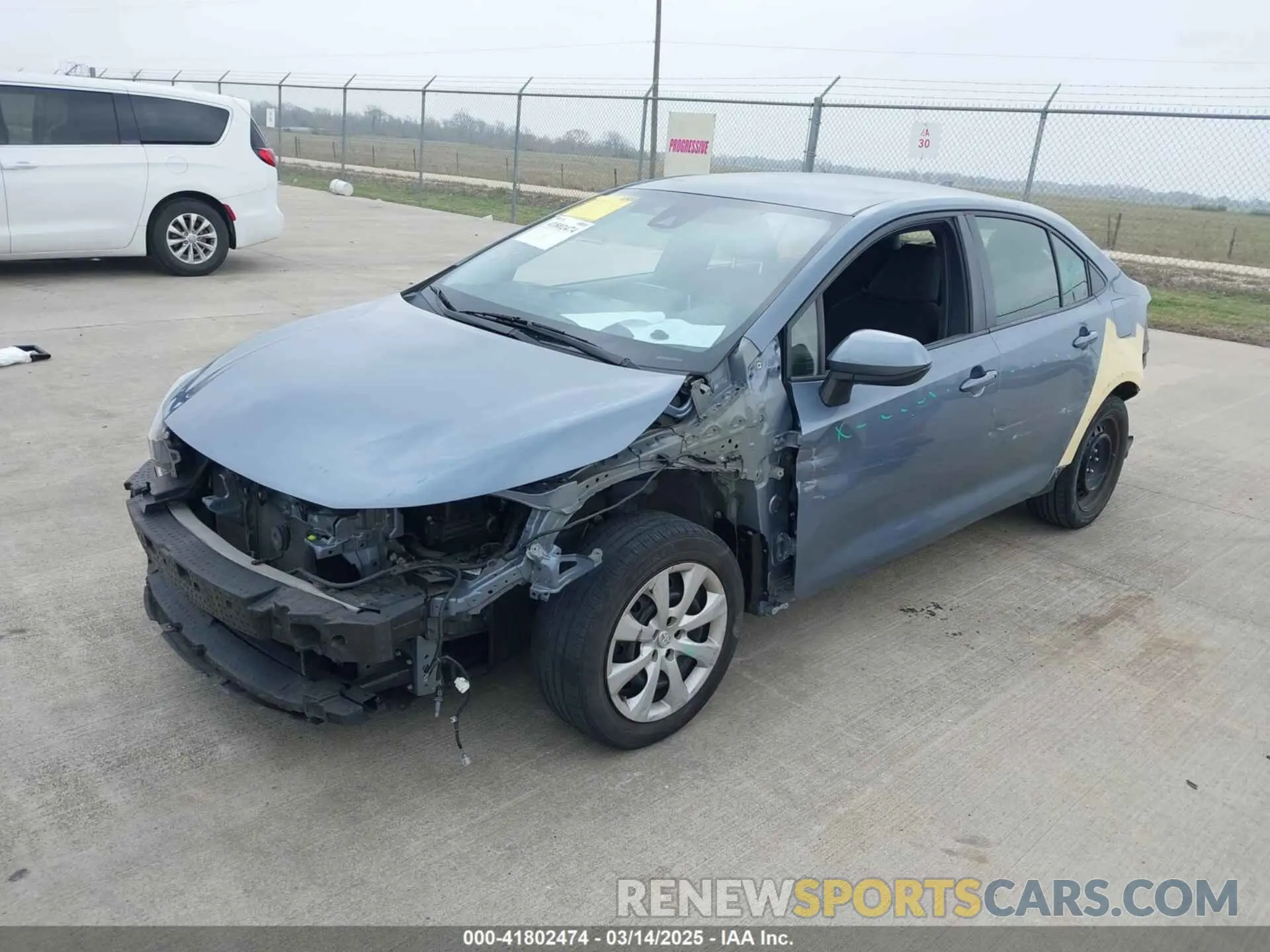 6 fotografías del automóvil dañado JTDEPMAEXMJ151592 TOYOTA COROLLA 2021